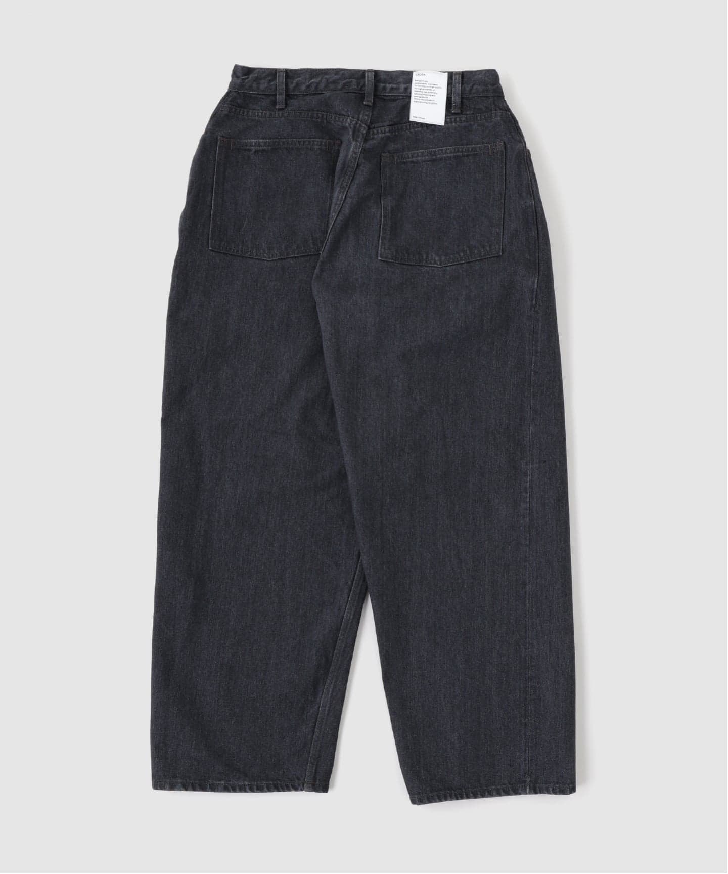 CIOTA (シオタ) Wide 5Pocket Pants Medium Black（デニムパンツ