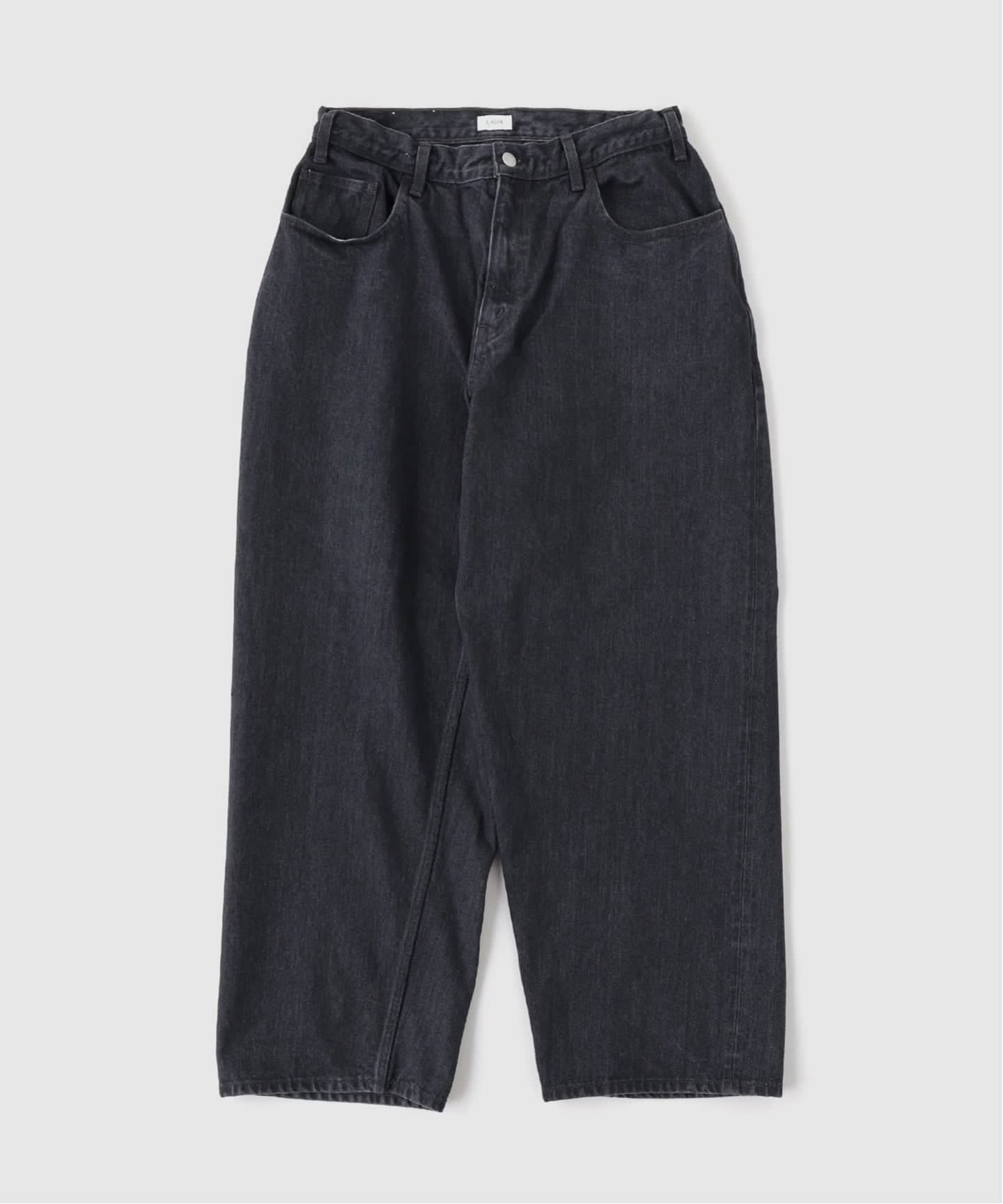 CIOTA (シオタ) Wide 5Pocket Pants Medium Black（デニムパンツ