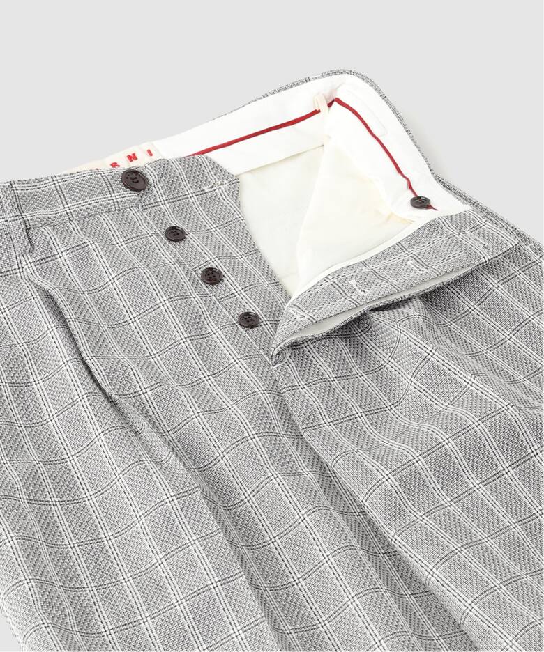 MARNI(マルニ) Checked wool trousers（スラックス）｜EDIFICE