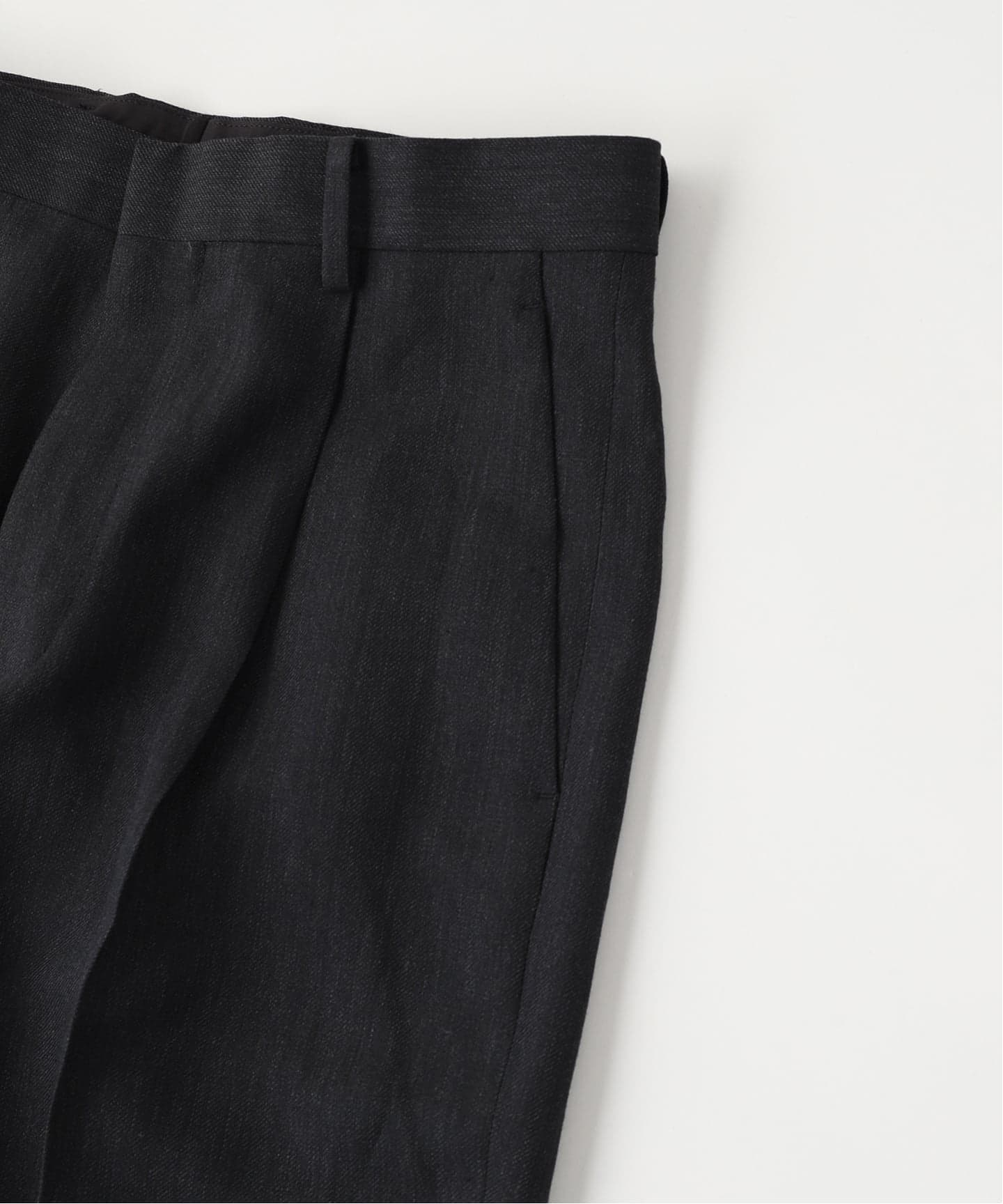 ATON（エイトン）TWIST WOOL LINEN STANDARD PANTS（スラックス