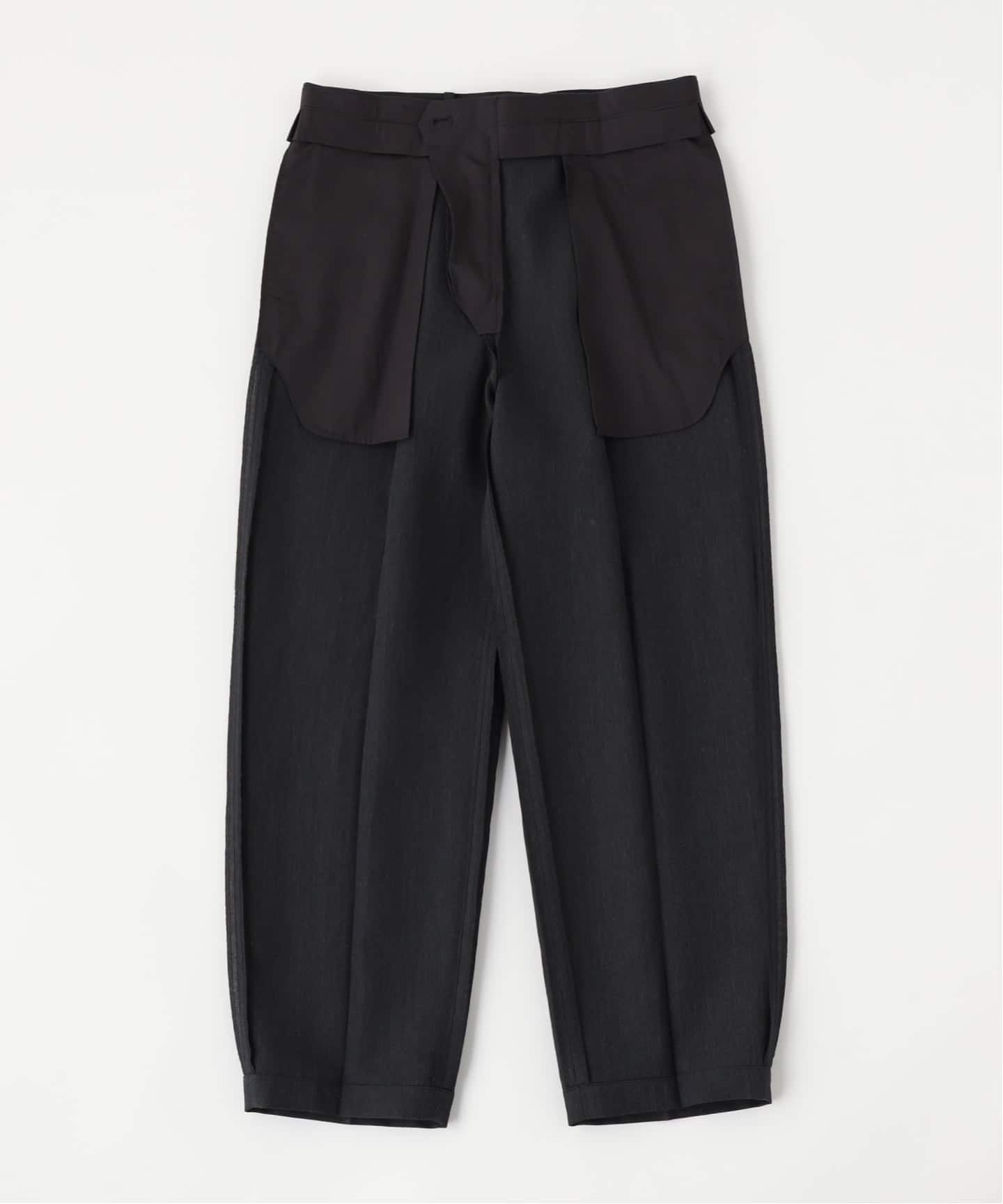 ATON（エイトン）TWIST WOOL LINEN STANDARD PANTS（スラックス
