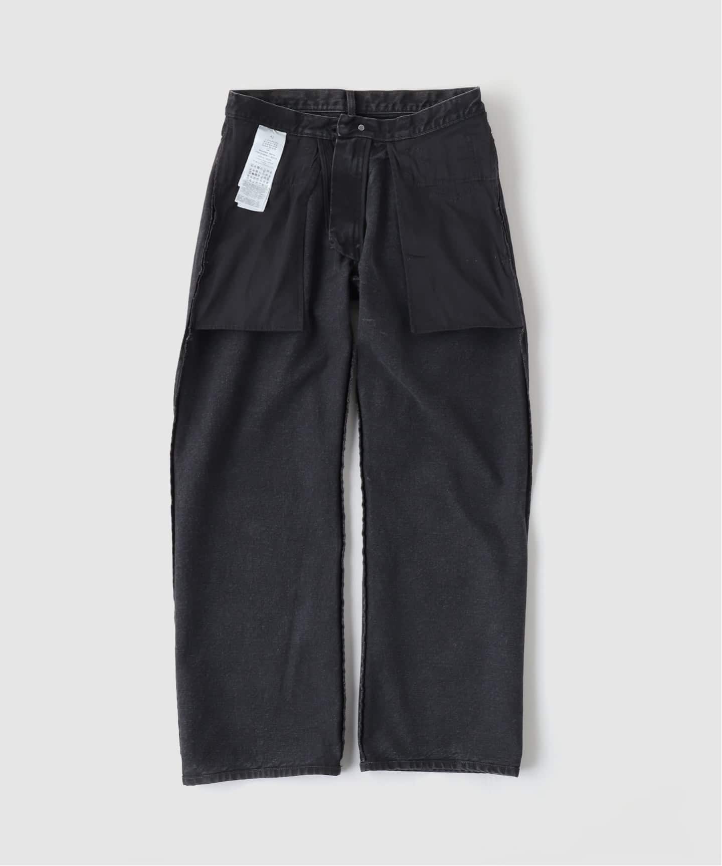 メゾン マルジェラ　CONTRAST POKET DENIM パンツ　ブラック MAISON MARGIELA(メゾン マルジェラ) CONTRAST POKET DENIM パンツ