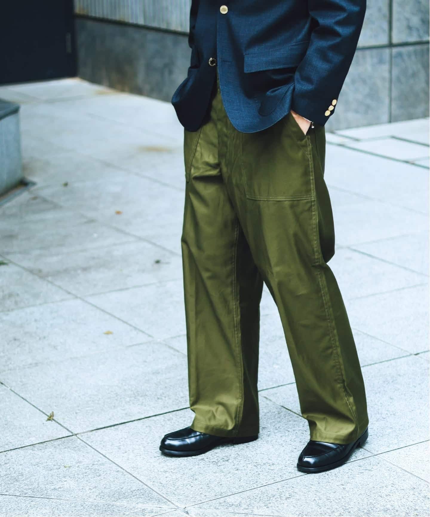 CIOTA エディフィス別注 スビンコットンモールスキン ベーカーパンツ 5 予約》CIOTA for EDIFICE 別注 スビンコットン モールスキン ベイカー