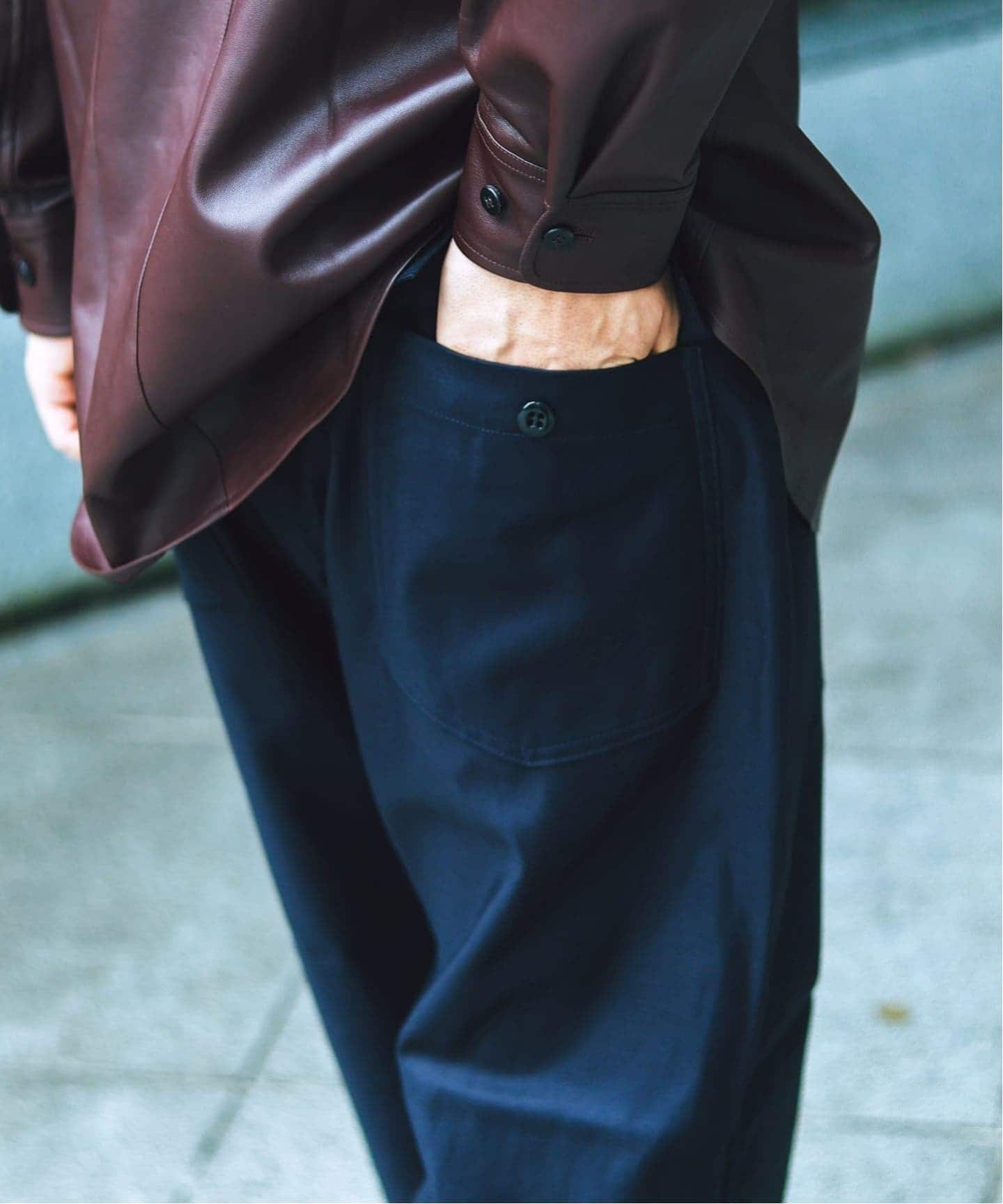 予約》CIOTA for EDIFICE 別注 スビンコットン モールスキン ベイカー