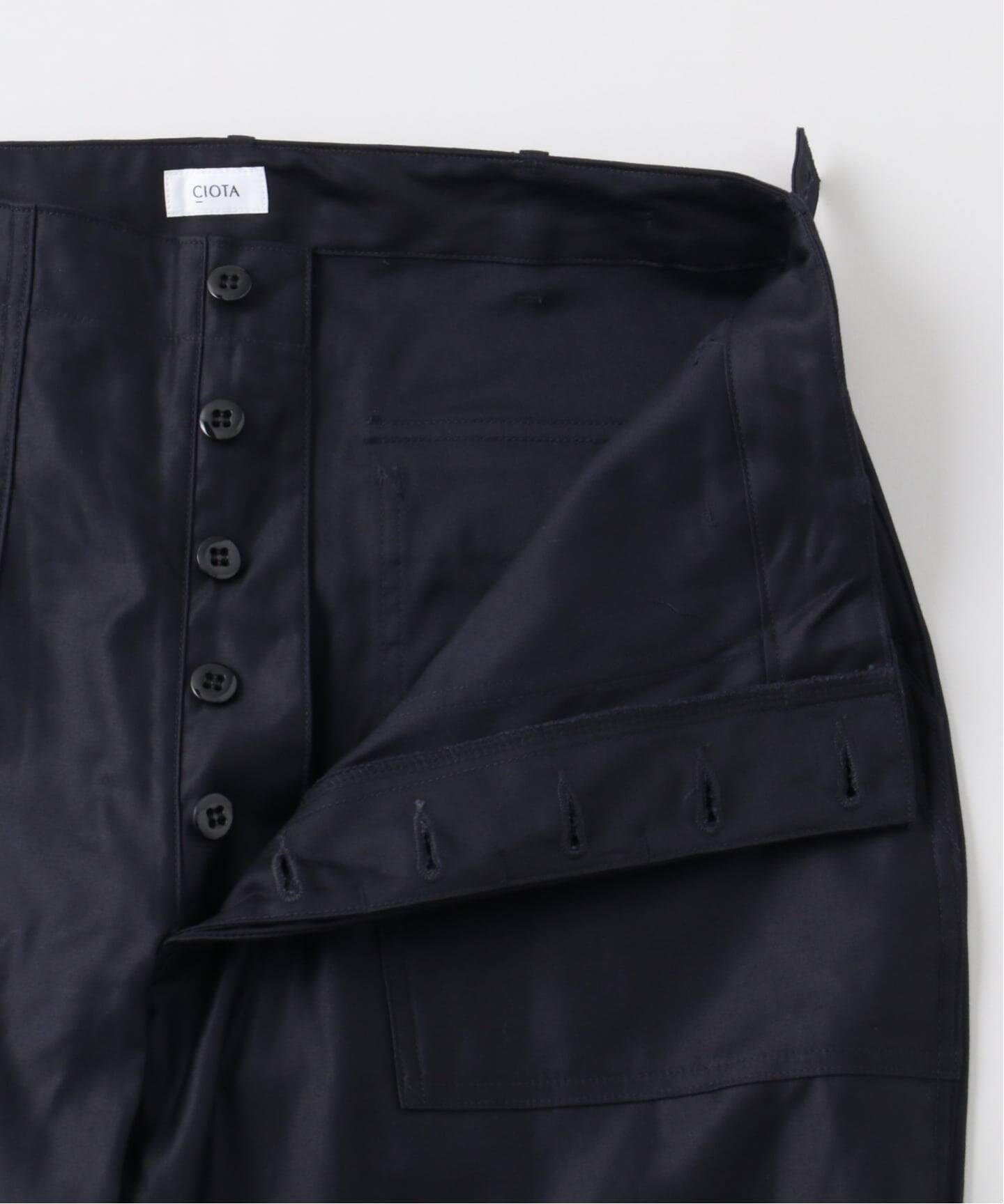 予約》CIOTA for EDIFICE 別注 スビンコットン モールスキン ベイカー