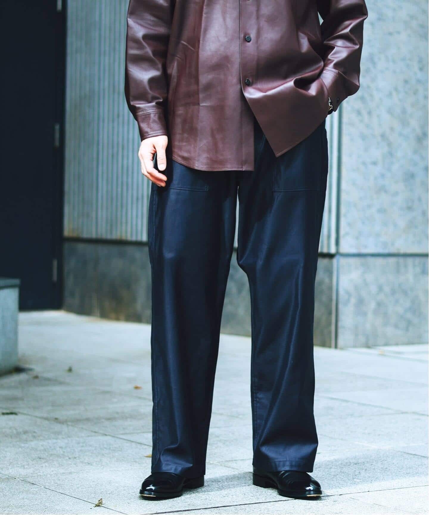 CIOTA EDIFICE別注 スビンコットン モールスキン ベイカーパンツ CIOTA for EDIFICE 別注 スビンコットン モールスキン ベイカーパンツ