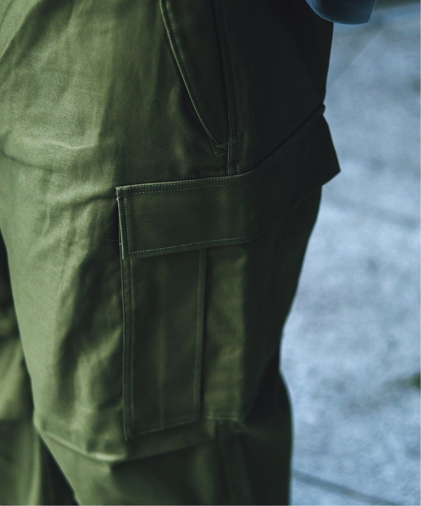 CIOTA for EDIFICE 別注 スビンコットン モールスキン M-51（カーゴ