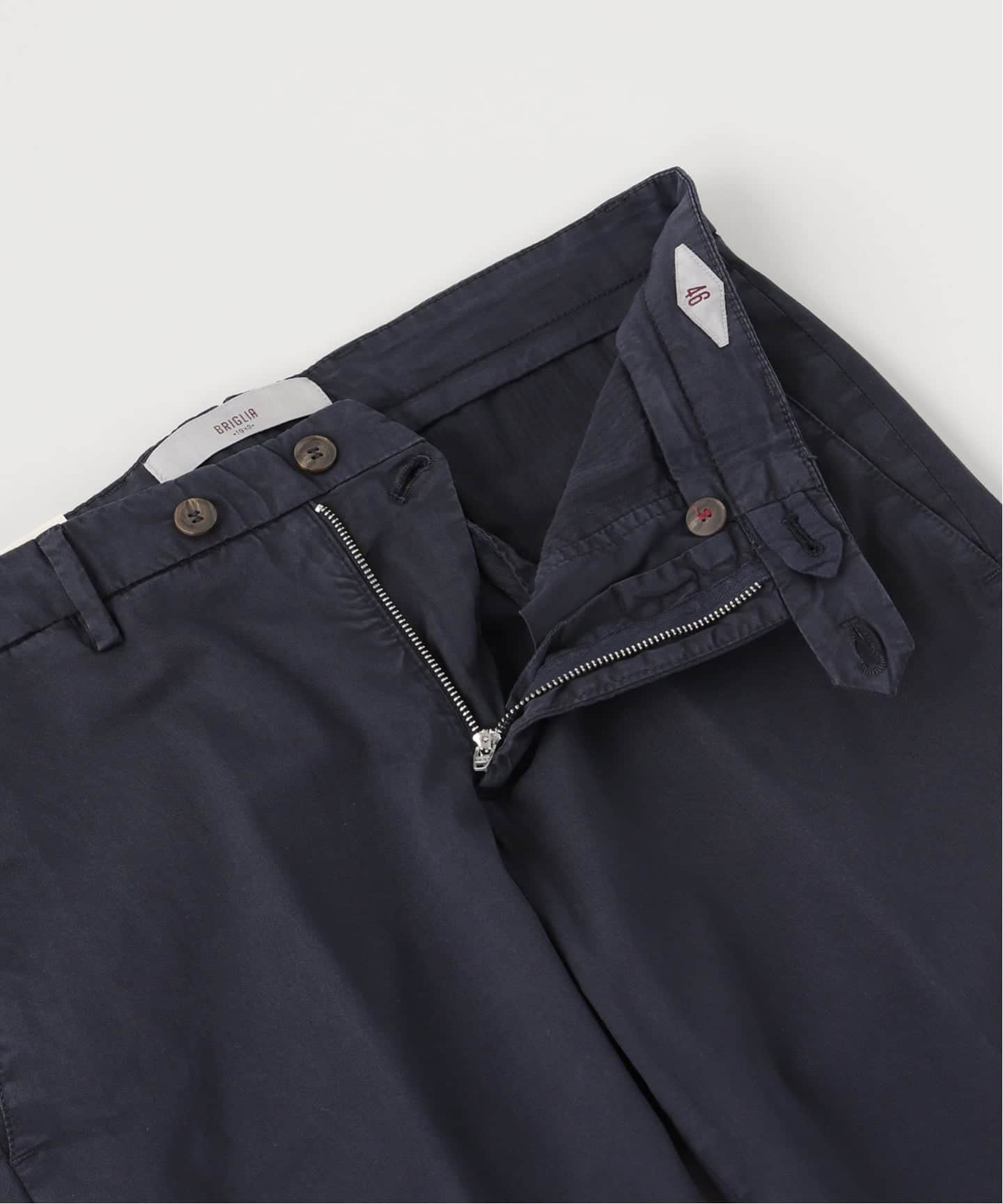 ブリリアBRIGLIA ETHICAL BRIGLIA(ブリリア) GarmentDye Cotton Trousers（スラックス