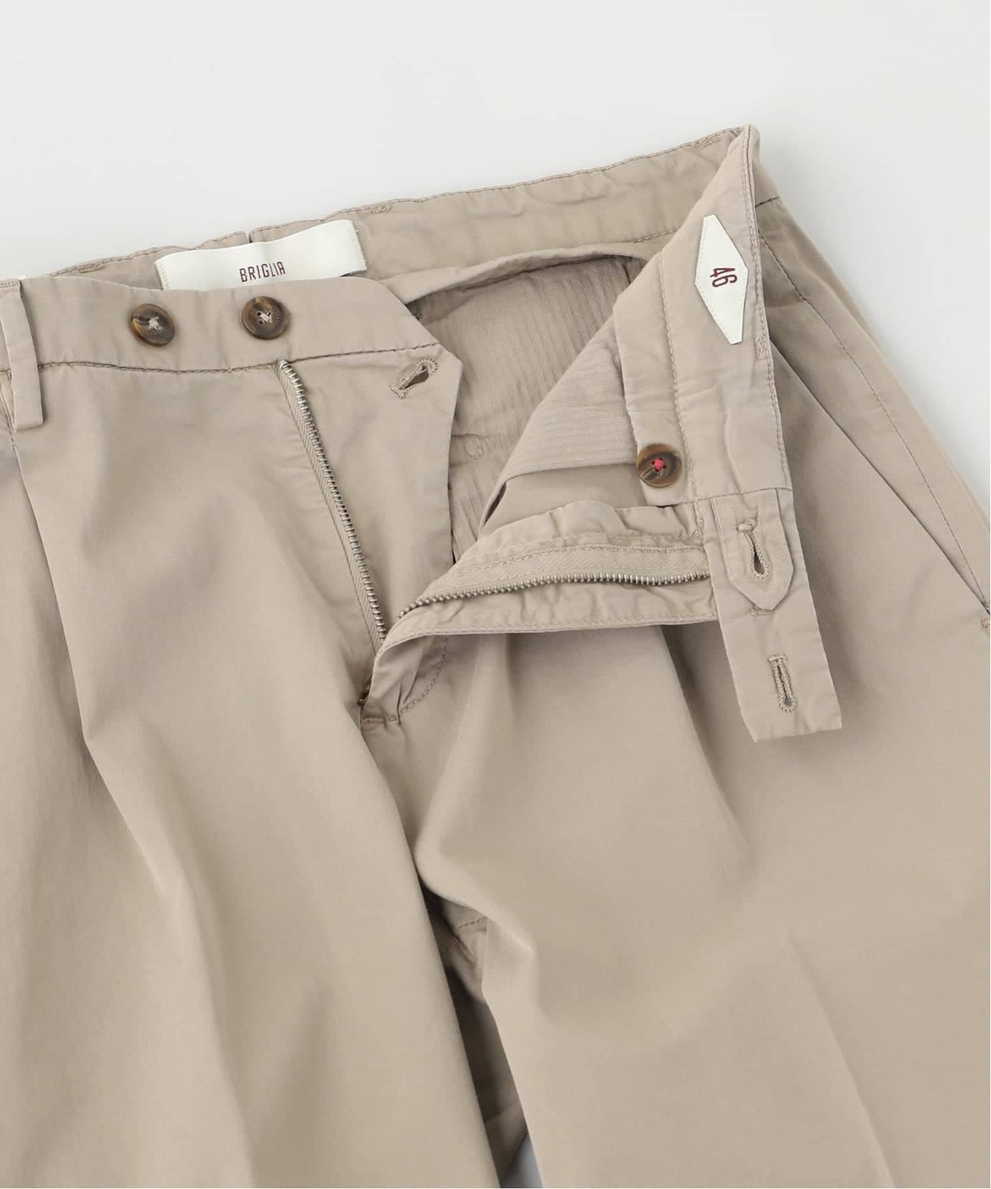 ブリリアBRIGLIA ETHICAL BRIGLIA(ブリリア) GarmentDye Cotton 1P Trousers（スラックス