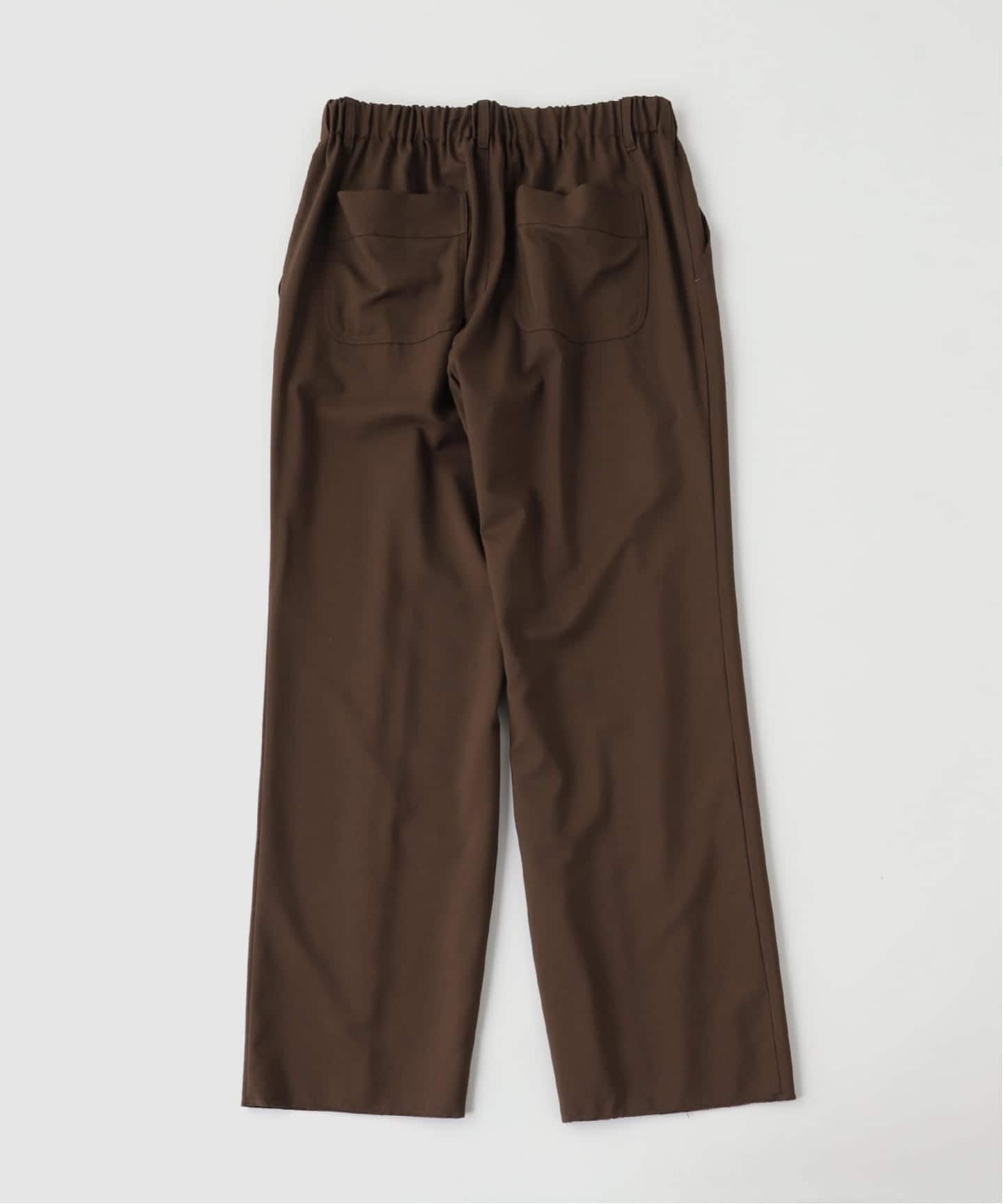 la favola ツータックスラックス　brown size2 la favola (ラ ファ―ボラ) W/Tropical Semi Flair Easy パンツ