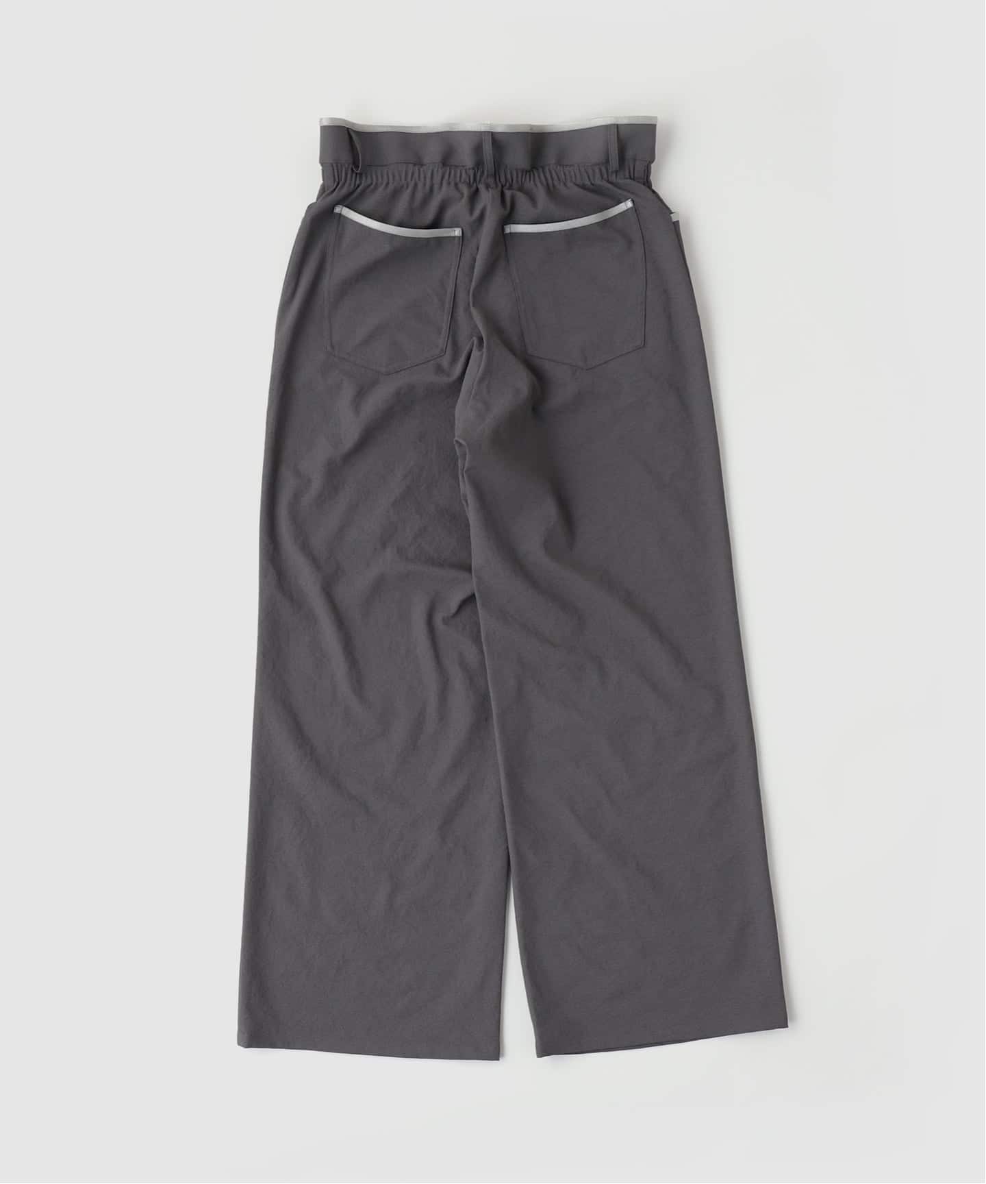 m's braque(エムズ ブラック) 別注 Gatherd Waist パンツ（スラックス