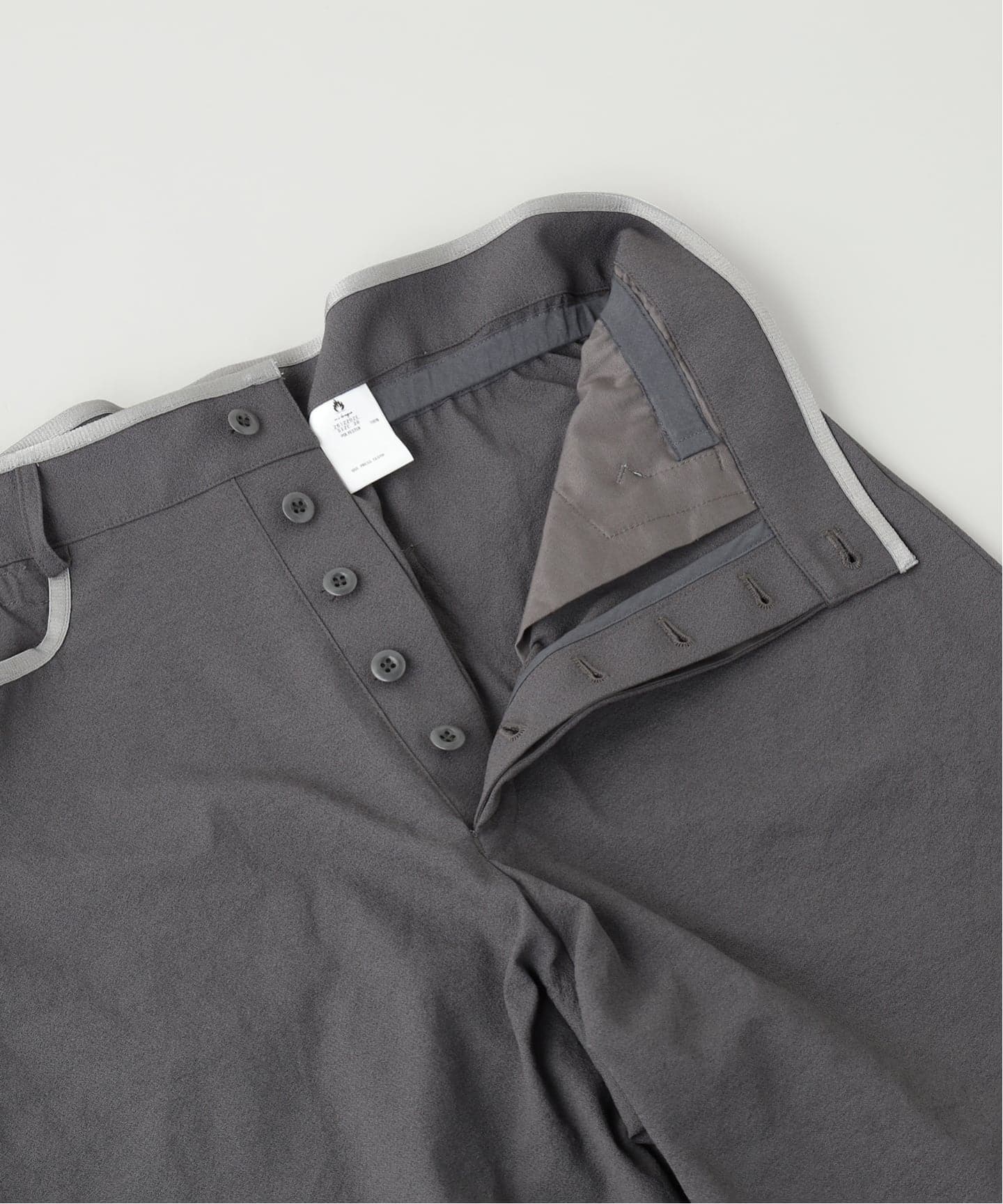 m's braque(エムズ ブラック) 別注 Gatherd Waist パンツ（スラックス