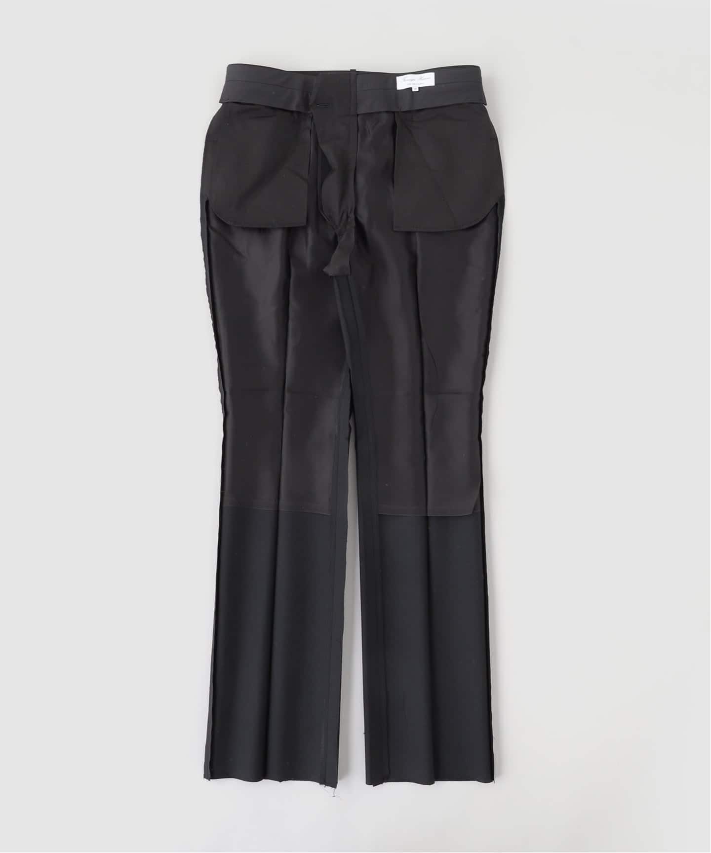 Fumiya Hirano(フミヤヒラノ) Carnaby BLK Solid Trousers（スラックス