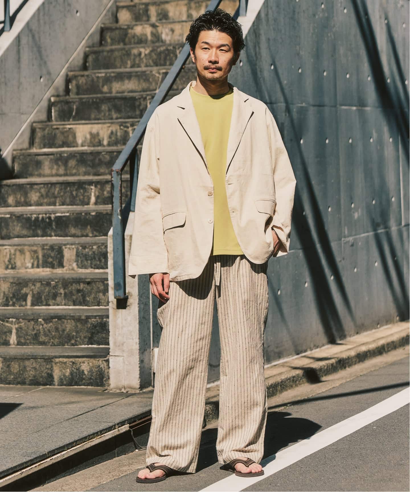 LE JAPON ATELIER SN サックパンツ（スラックス）｜417 EDIFICE
