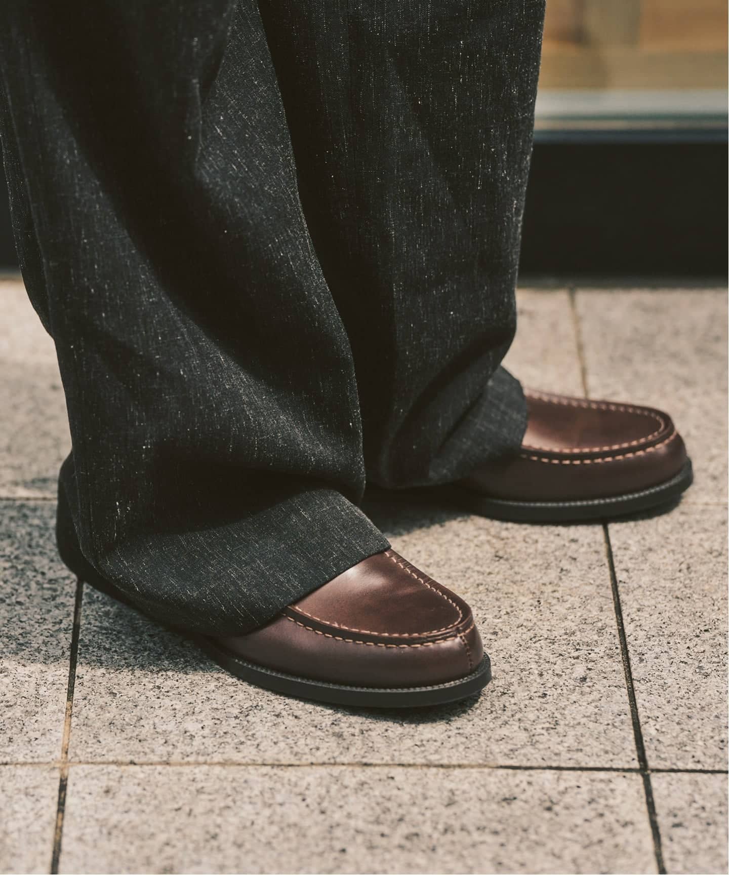 フェザードストロークス ワイドスラックス（スラックス）｜417 EDIFICE