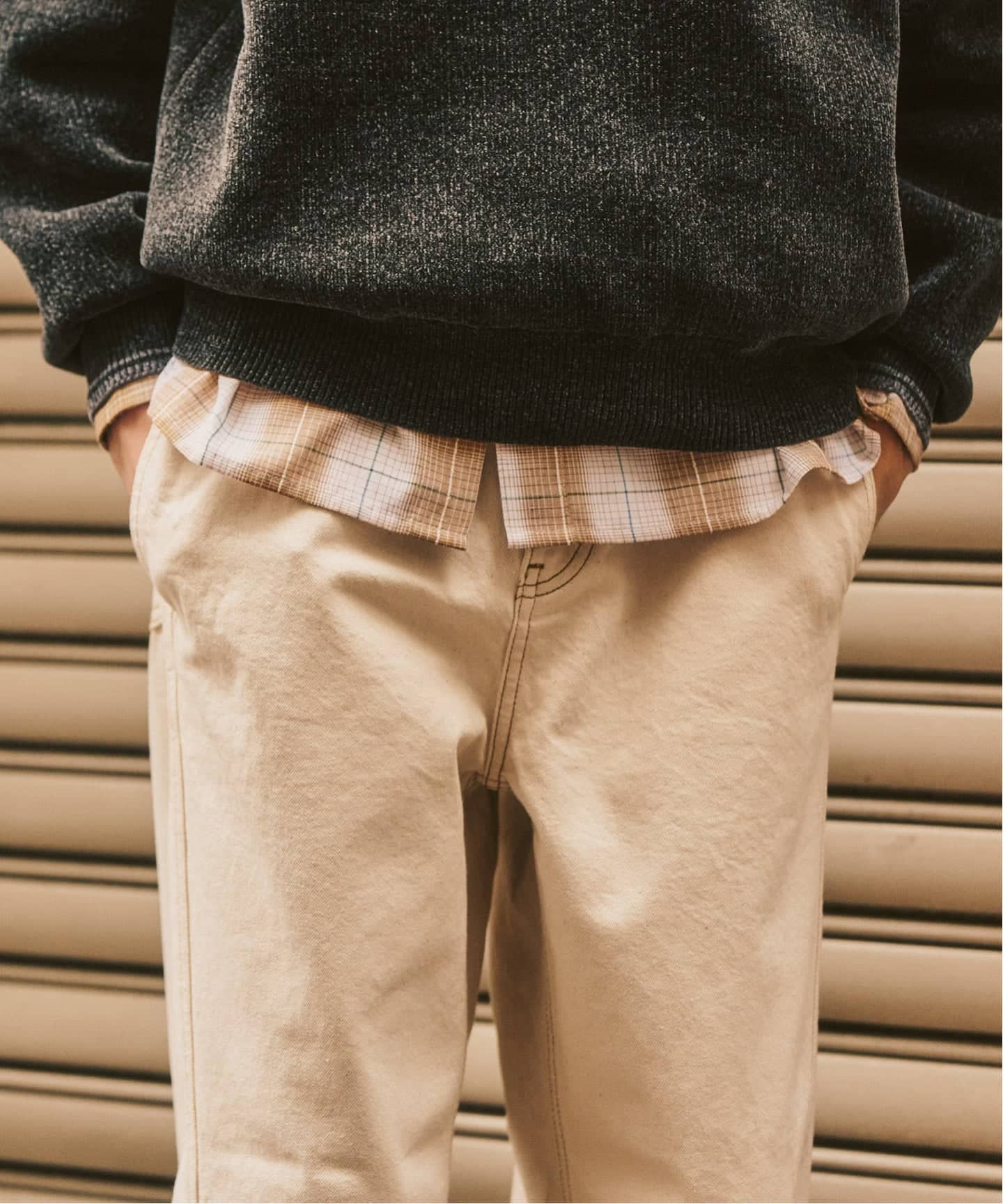 LE JAPON ATELIER】3Dデニムパンツ（デニムパンツ・ジーンズ）｜417