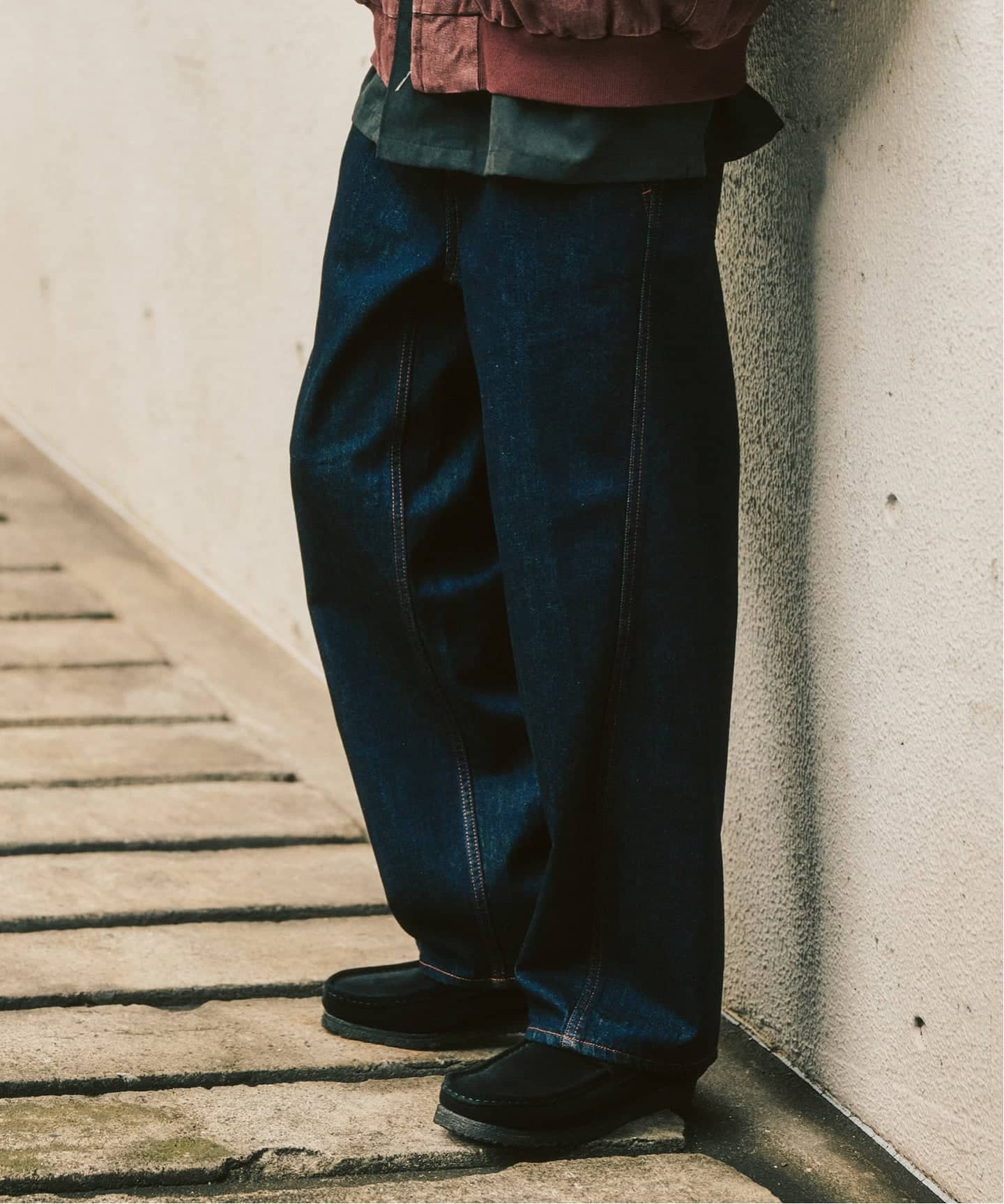 LE JAPON ATELIER】3Dデニムパンツ（デニムパンツ・ジーンズ）｜417