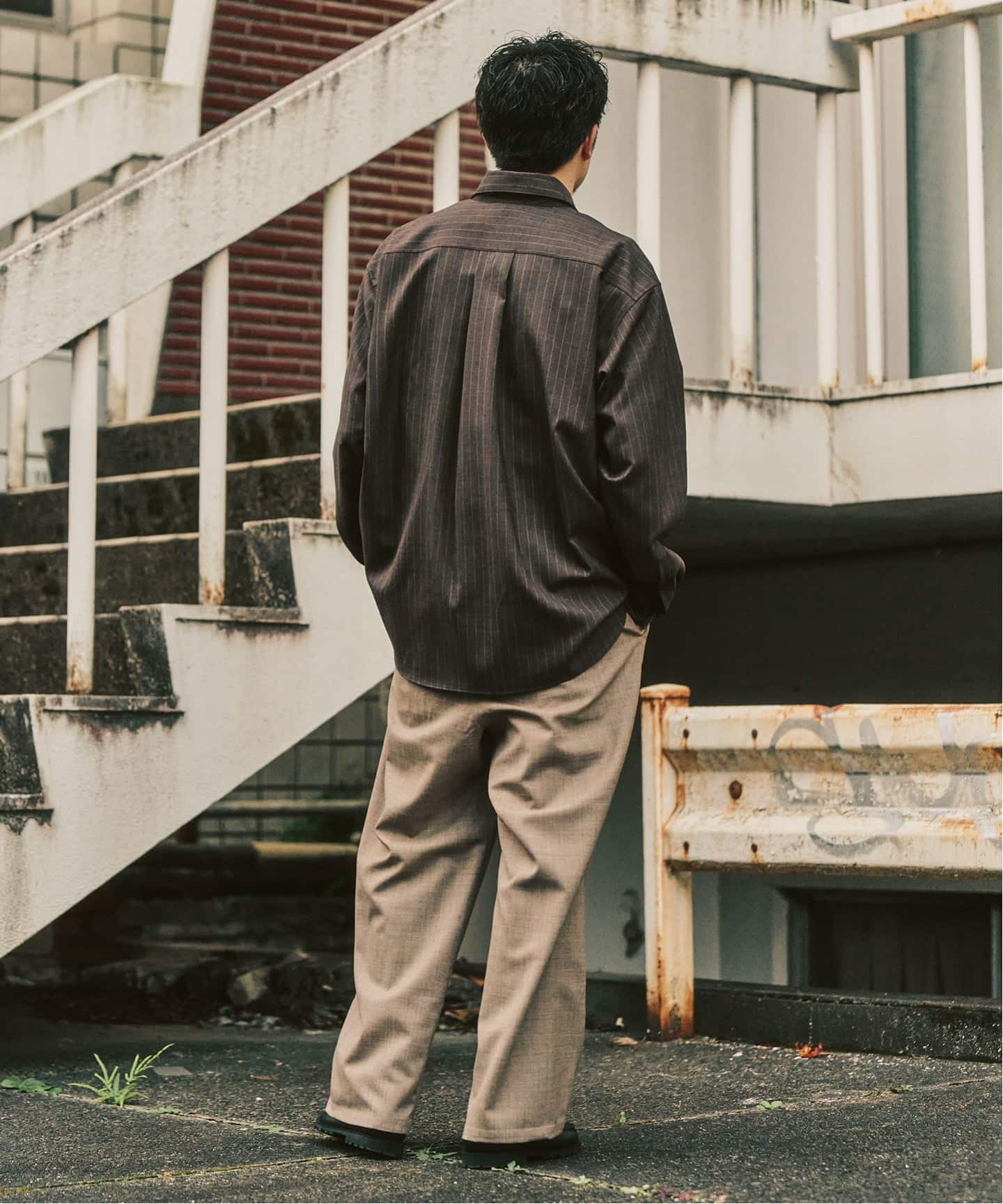 LE JAPON ATELIER】サックパンツ（スラックス）｜417 EDIFICE（フォー