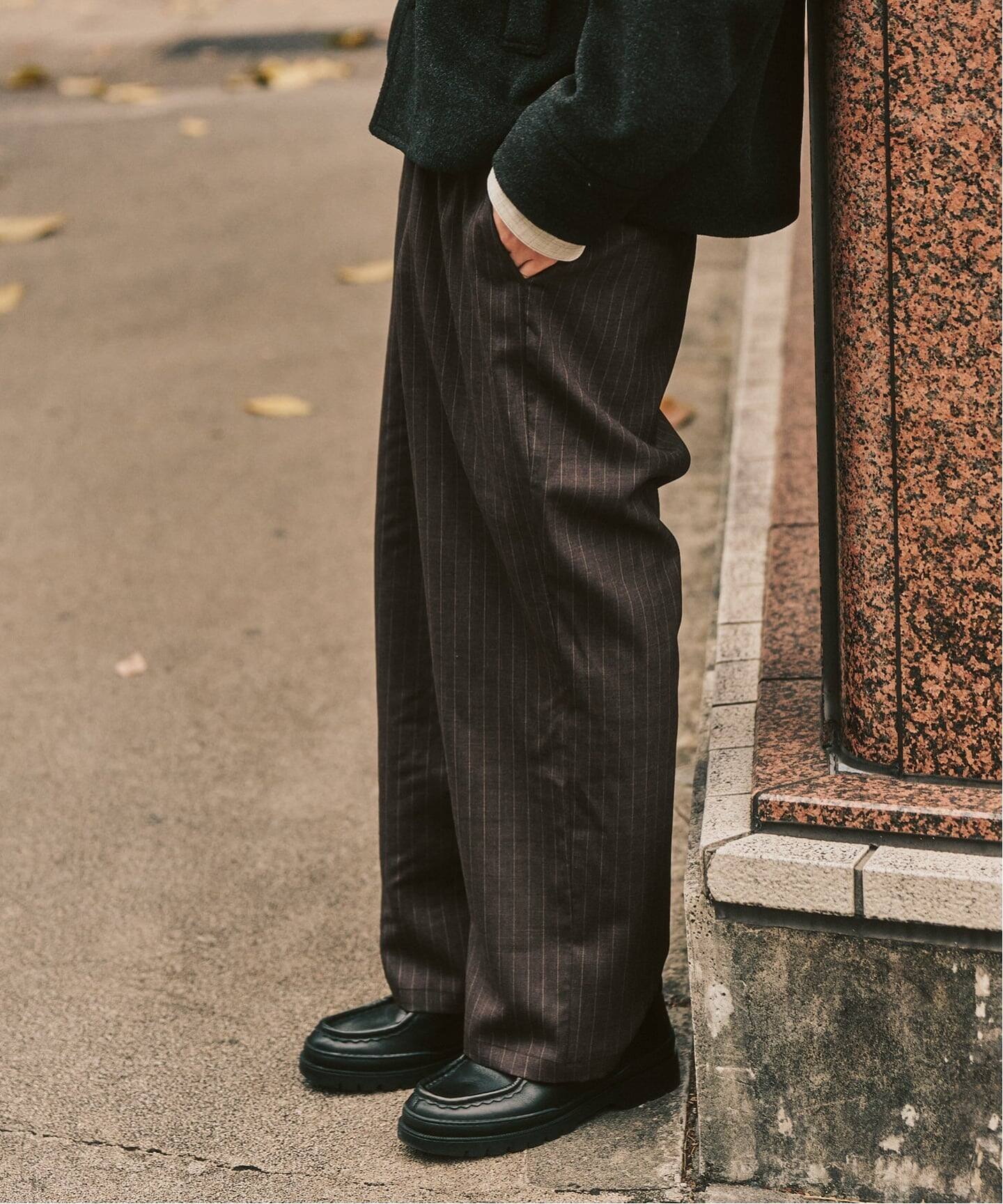LE JAPON ATELIER】サックパンツ（スラックス）｜417 EDIFICE（フォー