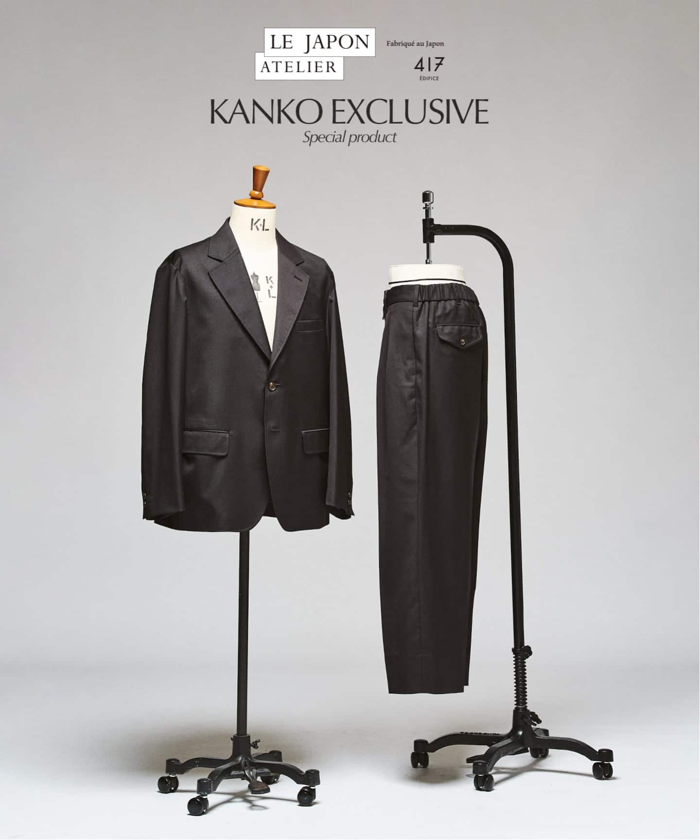 LE JAPON ATELIER 【KANKO×417】パンツ（スラックス）｜417 EDIFICE