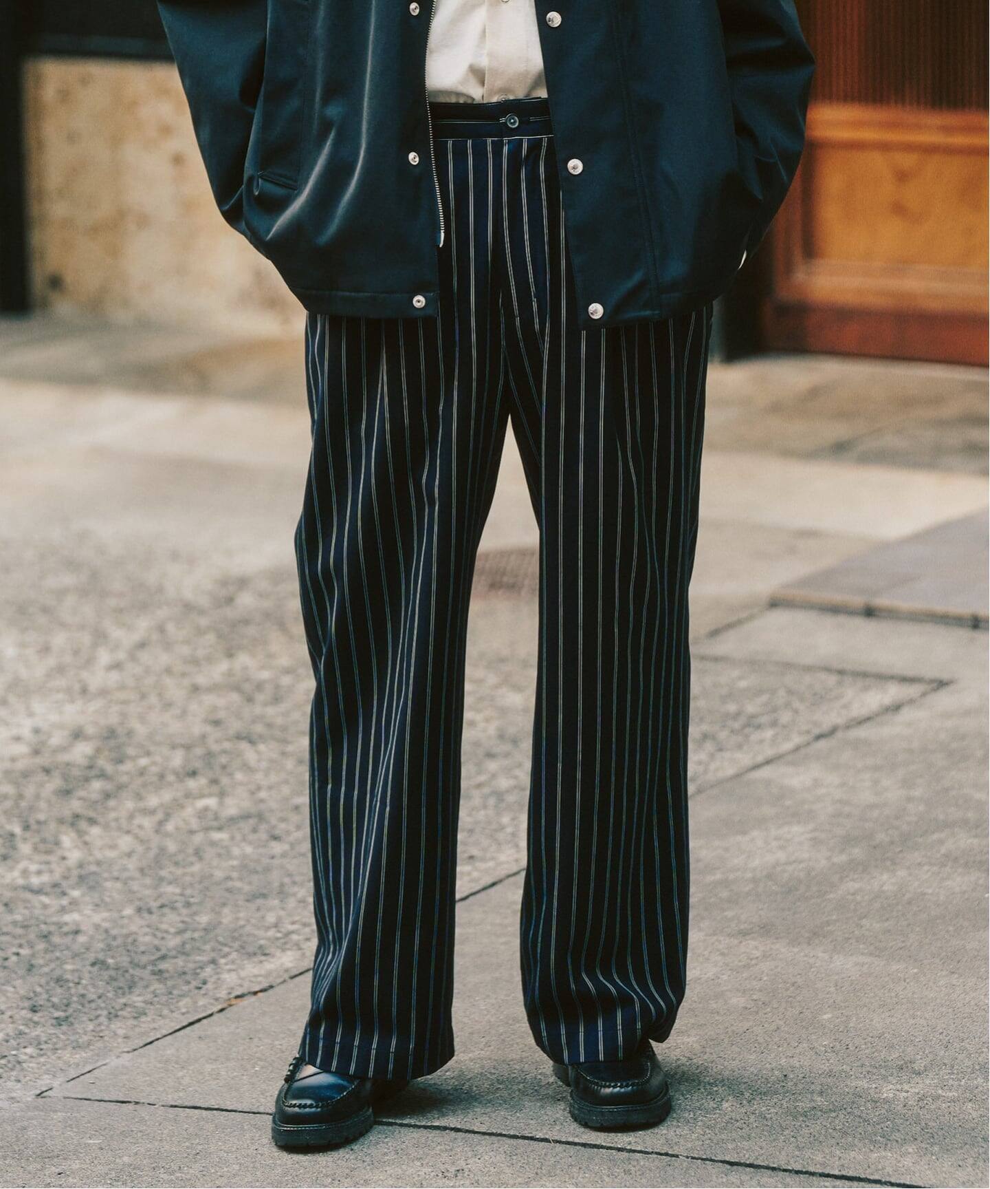 TRツイル ワイドイージーパンツ ”セットアップ着用可能”（スラックス