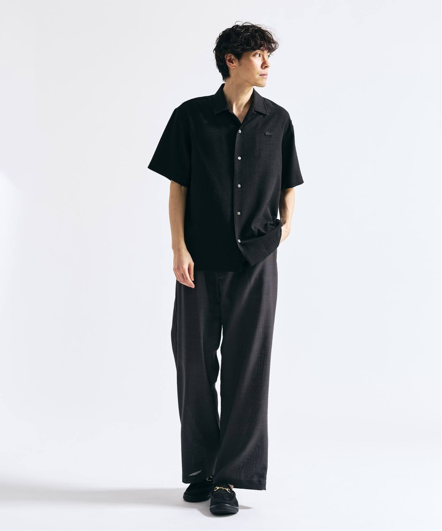 EVALET / エバレット】メッシュ ワイドパンツ 