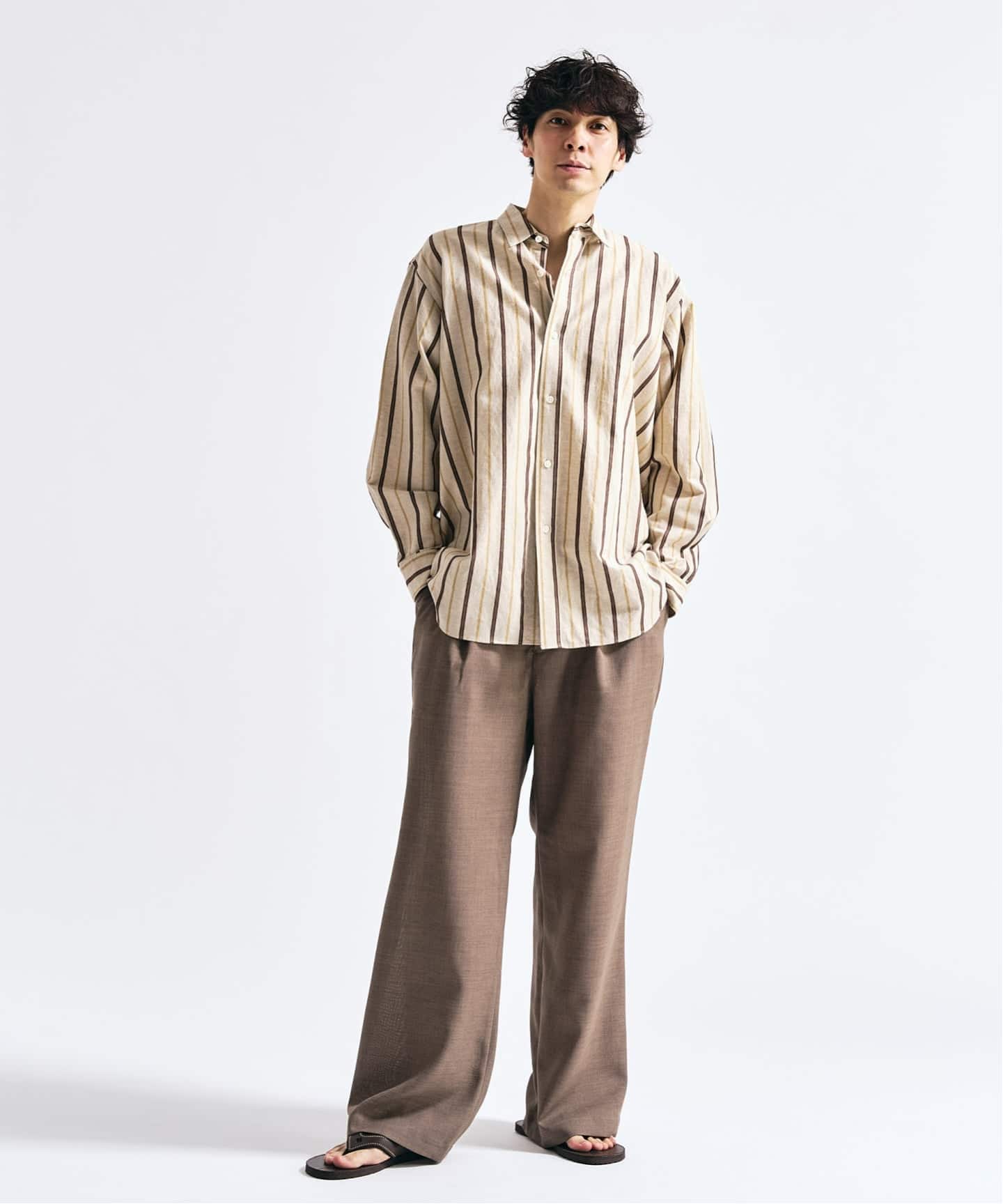 EVALET / エバレット】メッシュ ワイドパンツ 