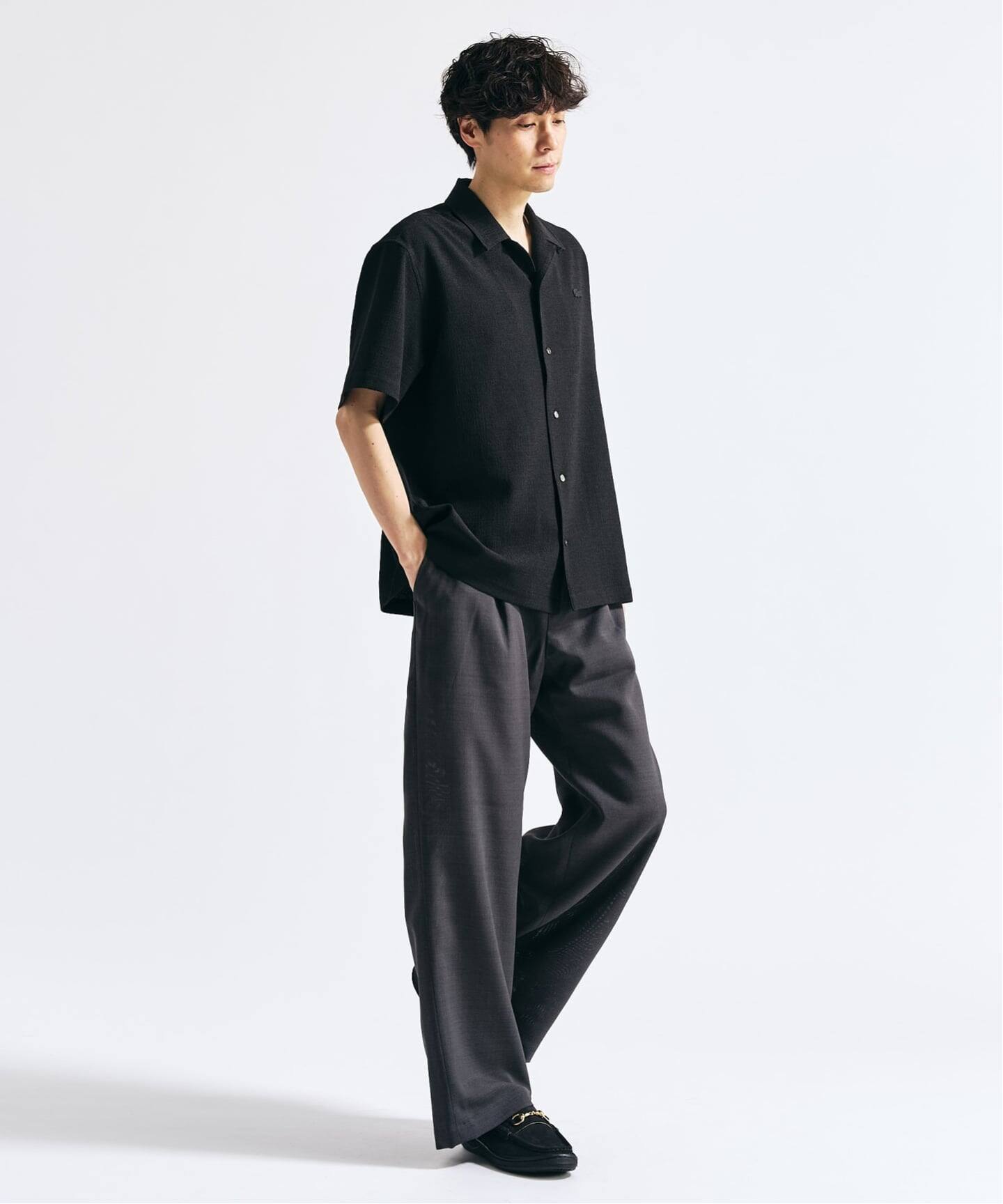 EVALET / エバレット】メッシュ ワイドパンツ 
