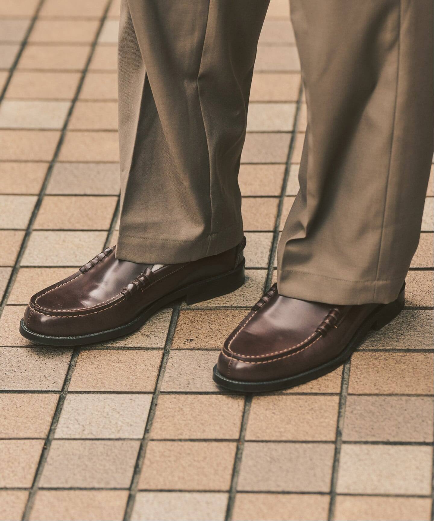 TWツイル 2タックパンツ ”セットアップ着用可能”（スラックス）｜417