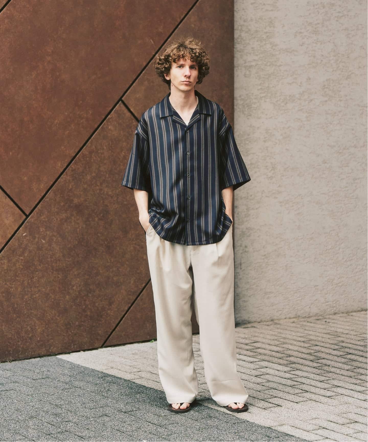 EVALET / エバレット】メッシュ ワイドパンツ 417 edifice EVALET / エバレット】メッシュ ワイドパンツ 