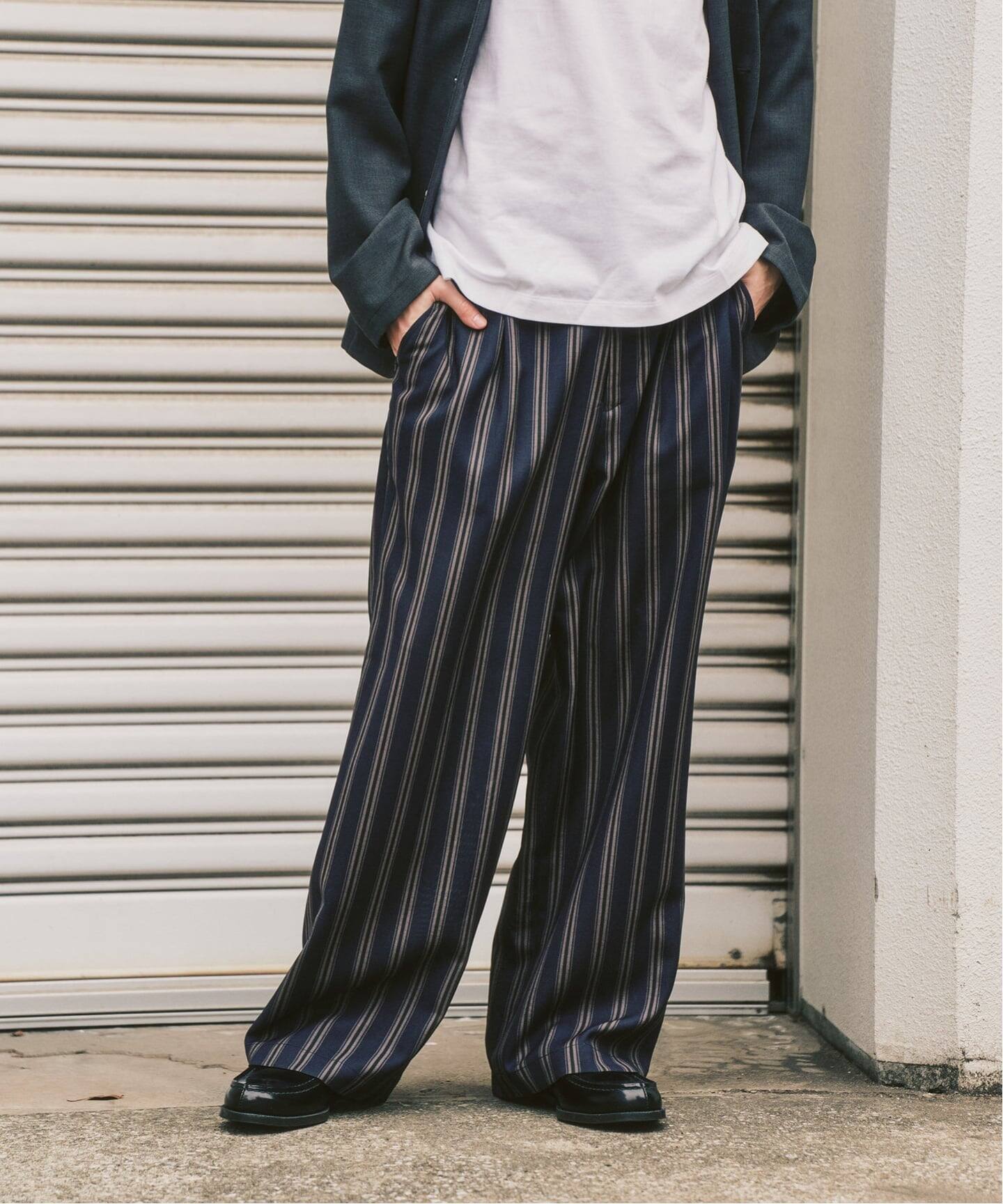 EVALET / エバレット】メッシュ ワイドパンツ 