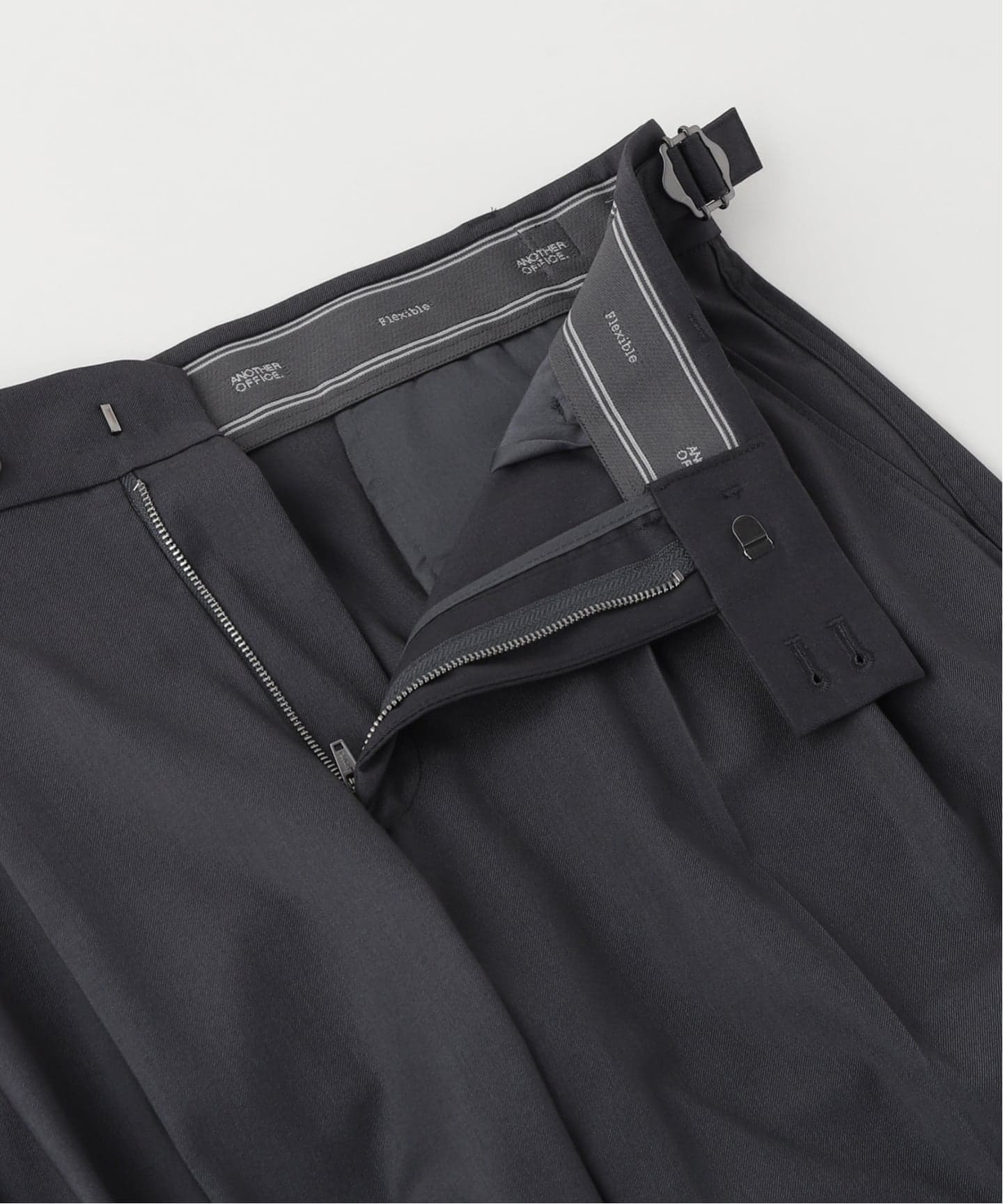 ANOTHER OFFICE Santiago Slacks グレー サイズ1 ANOTHER OFFICE - 【残り一点】Santiago Slacks | ACRMTSM ONLINE STORE