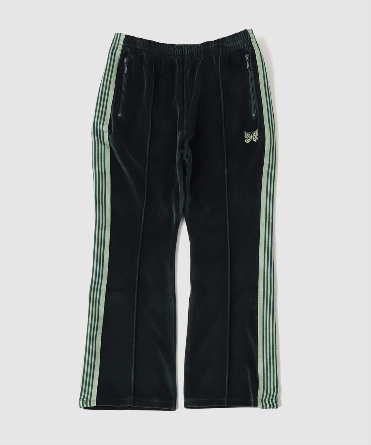NEEDLES / ニードルズ Boot-Cut Track Pant - C/PE Velour（スラックス