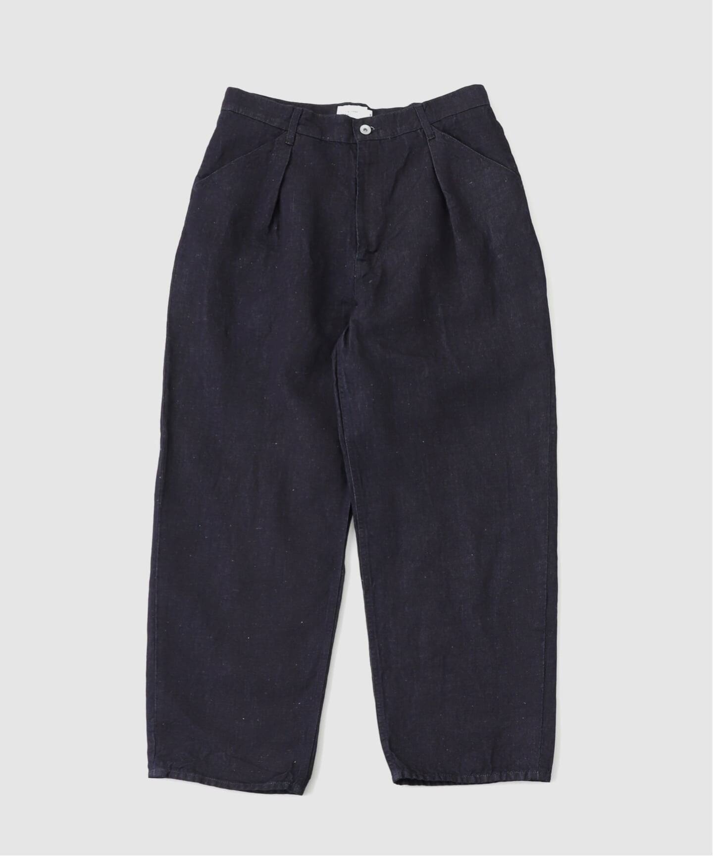 STILL BY HAND / スティルバイハンド Hemp mixed denim pants