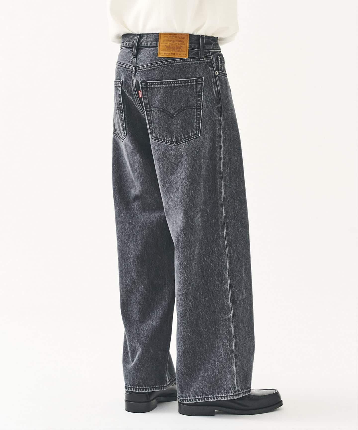 Levi's(リーバイス) 別注 Baggy Wide Leg デニムパンツ（L28）（デニム