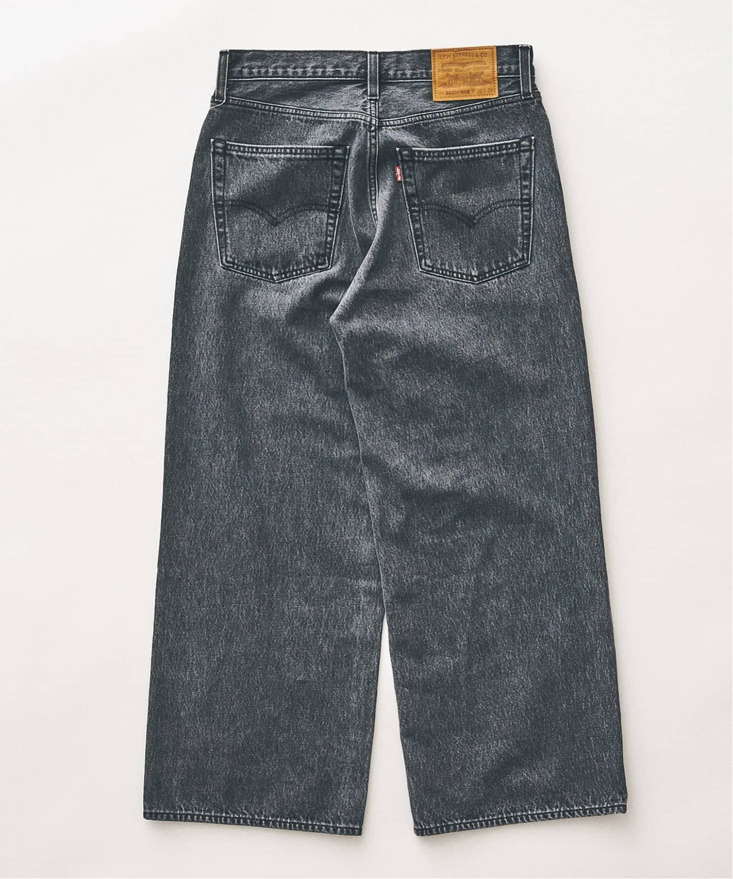 Levi's(リーバイス) 別注 Baggy Wide Leg デニムパンツ（L28）（デニム