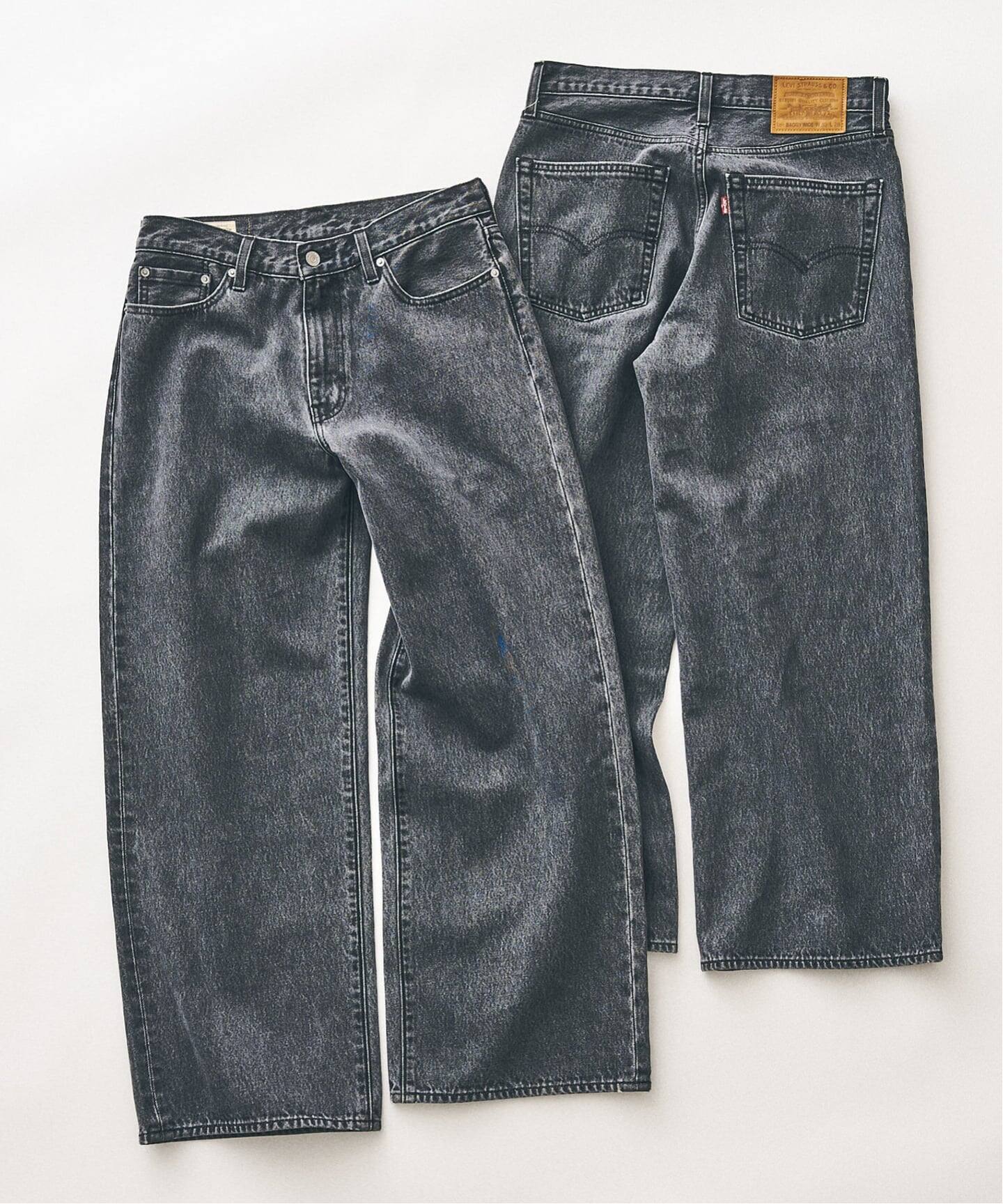 Levi's(リーバイス) 別注 Baggy Wide Leg デニムパンツ（L28）（デニム