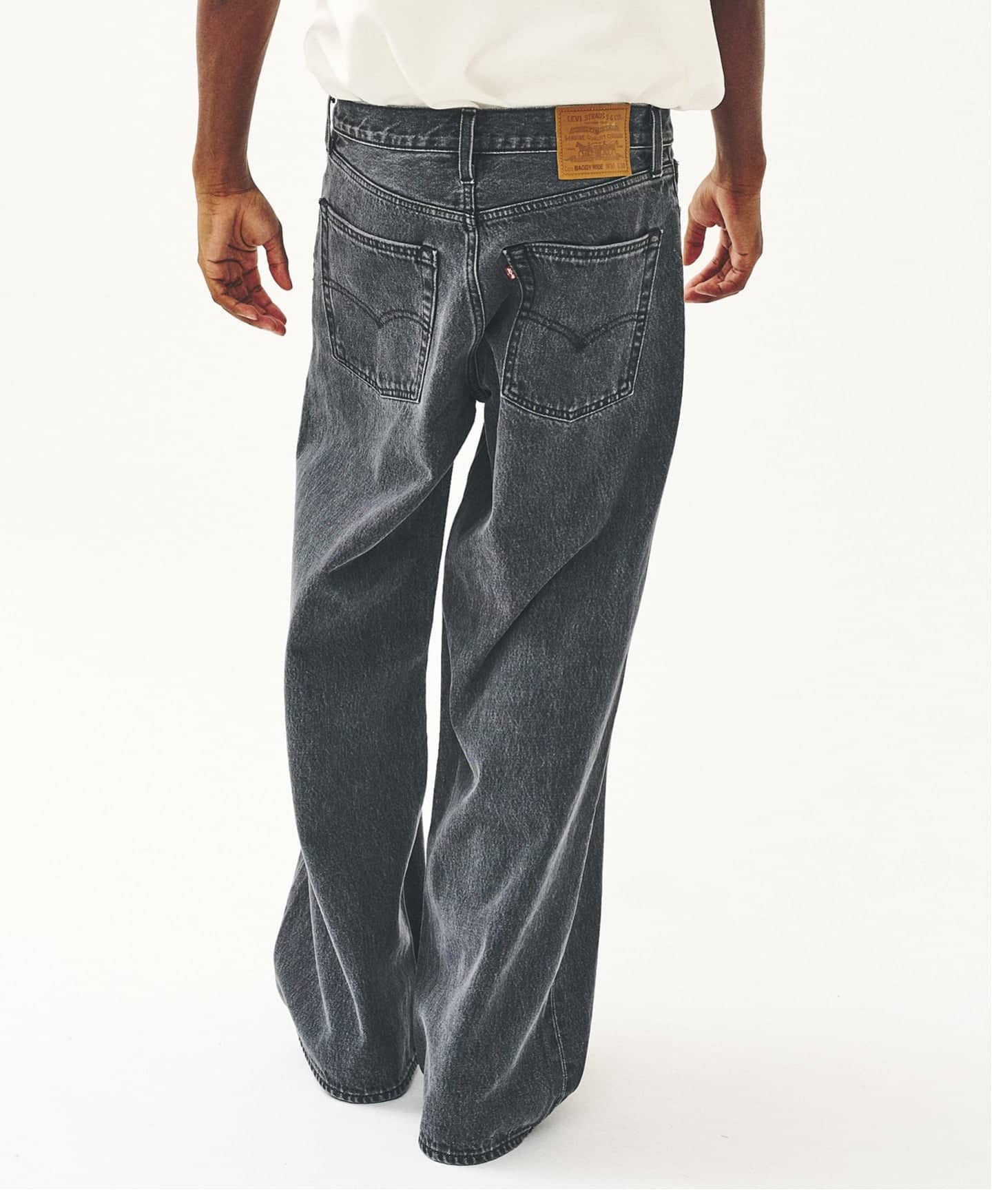 Levi's(リーバイス) 別注 Baggy Wide Leg デニムパンツ（L30）（デニム