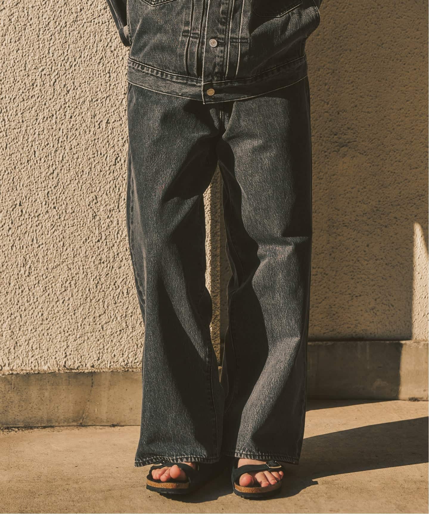 Levi's(リーバイス) 別注 Baggy Wide Leg デニムパンツ（L30）（デニム