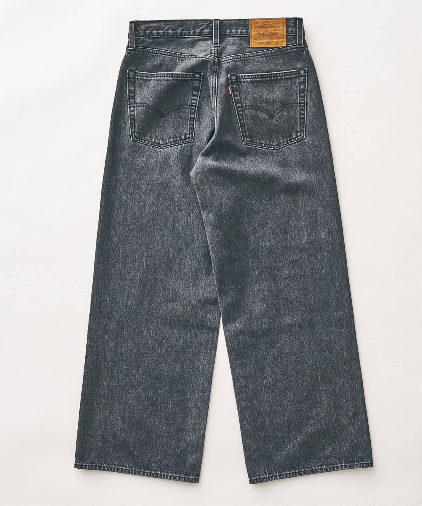Levi's(リーバイス) 別注 Baggy Wide Leg デニムパンツ（L30）（デニム