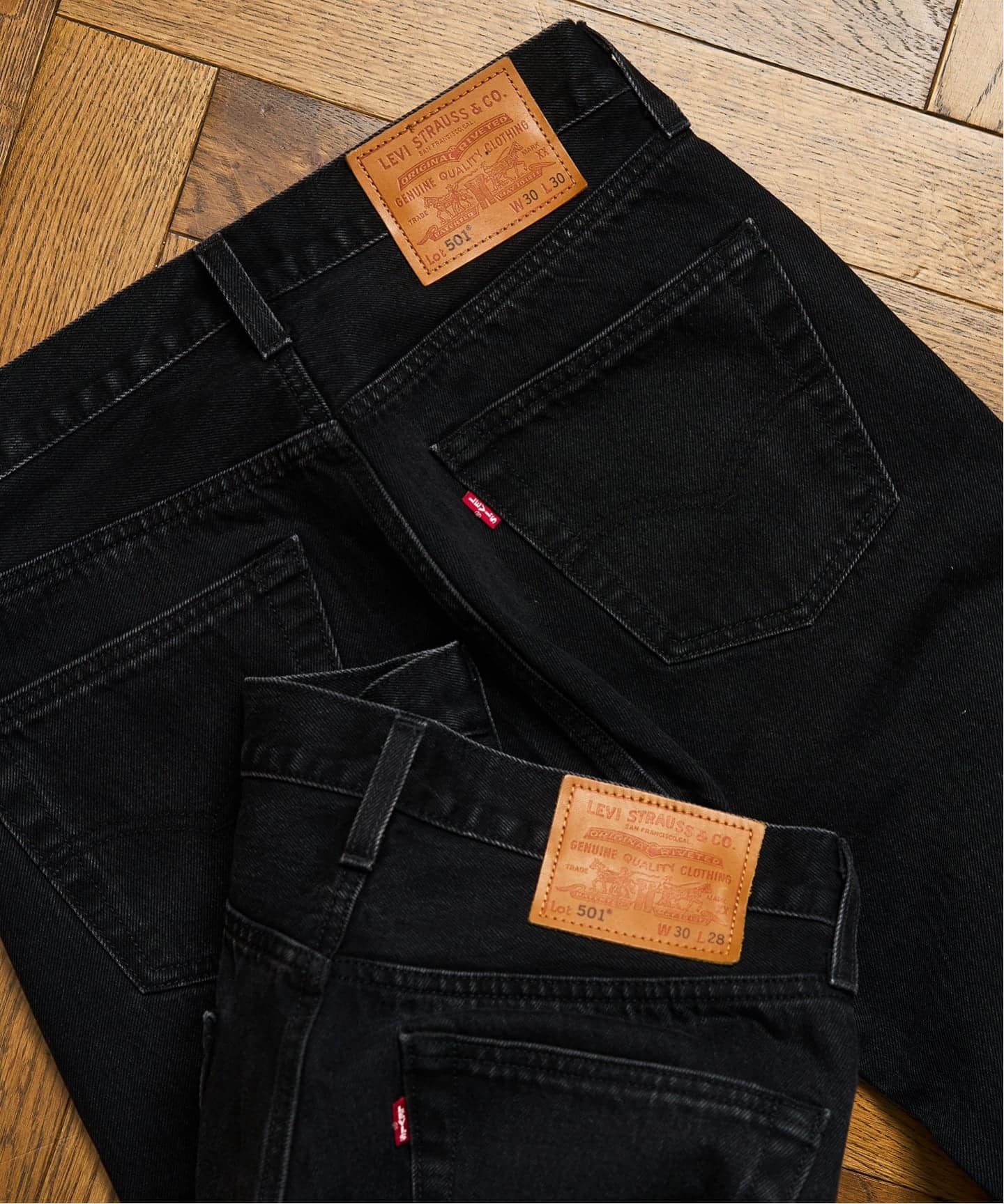 Levi's 501 ストレートデニム W34 L30 ブラック LEVI'S(R)/リーバイス(R) 別注 501 ブラック（L30）（デニムパンツ