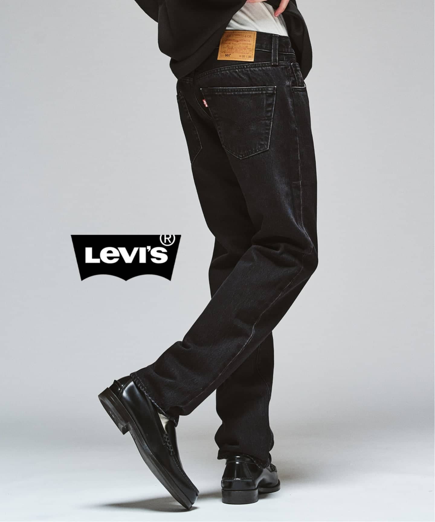LEVI'S(R)/リーバイス(R) 別注 501 ブラック（L30）（デニムパンツ
