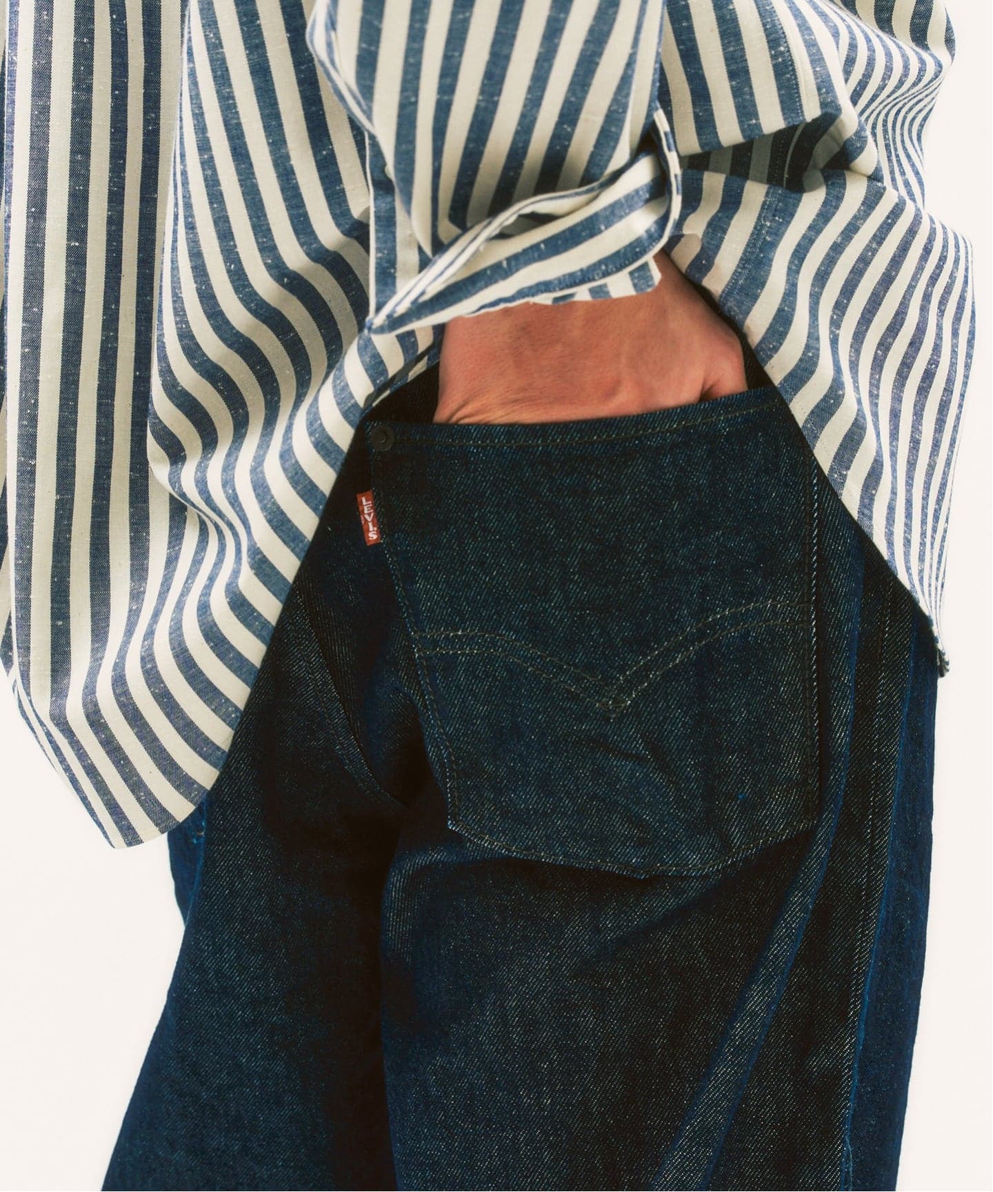 追加 LEVI'S(R)/リーバイス(R) 別注 TWISTED BELTED デニムパンツ L30