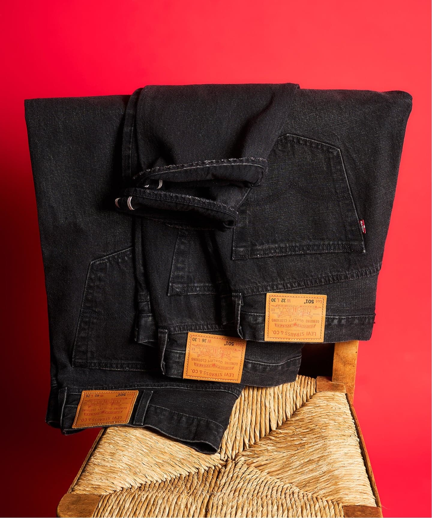 追加 Levi's(リーバイス) 30th 別注 501(R) BLACK L26（デニムパンツ
