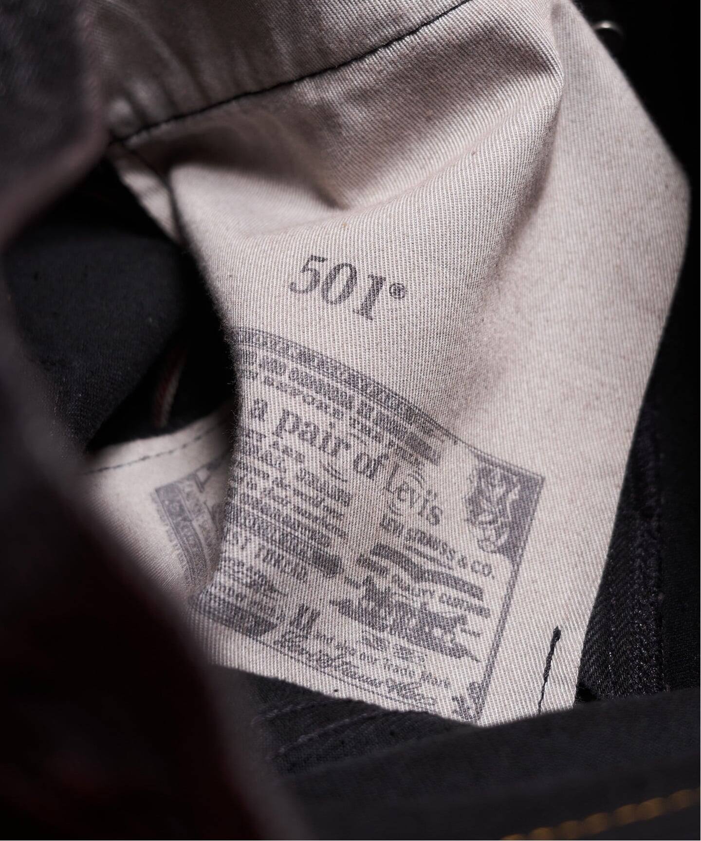 追加 Levi's(リーバイス) 30th 別注 501(R) BLACK L26（デニムパンツ