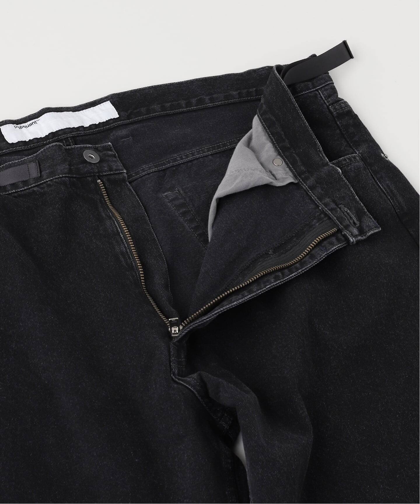 POLIQUANT THE DEFORMED ADJUSTABLE WIDE DENIM PA（スラックス）｜417