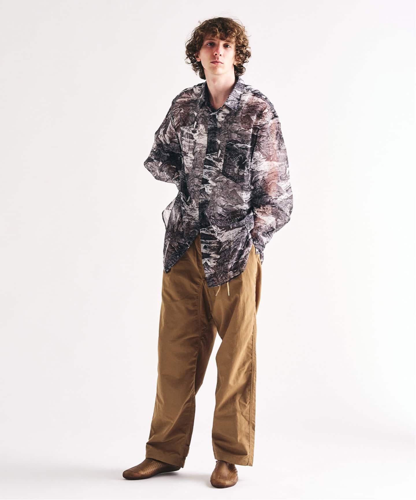 迷迭香 / マンネンロウ 417別注 NYLON HARVEST TROUSER（スラックス