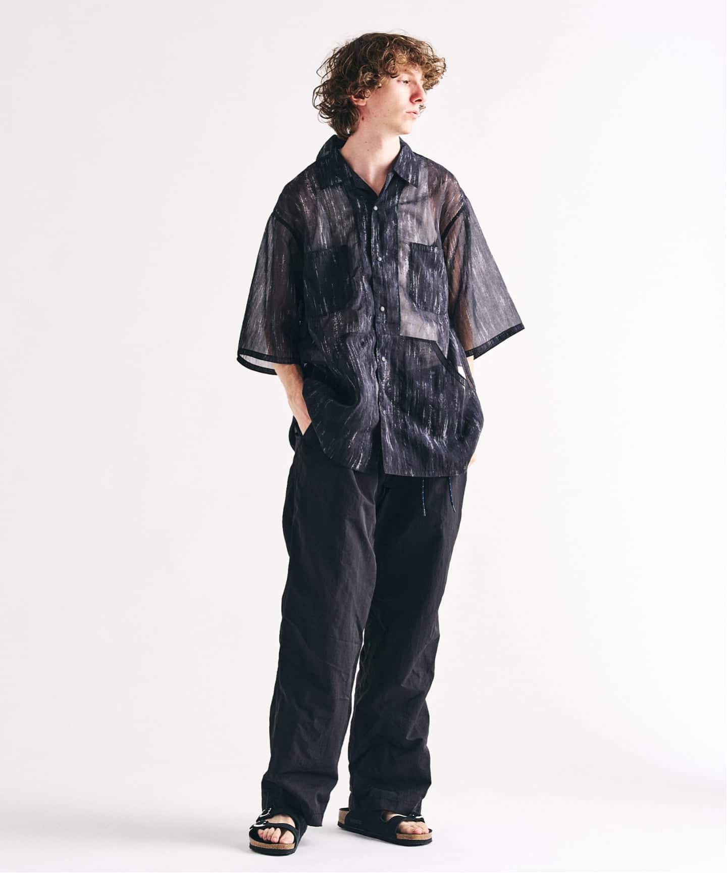 迷迭香 / マンネンロウ 417別注 NYLON HARVEST TROUSER（スラックス
