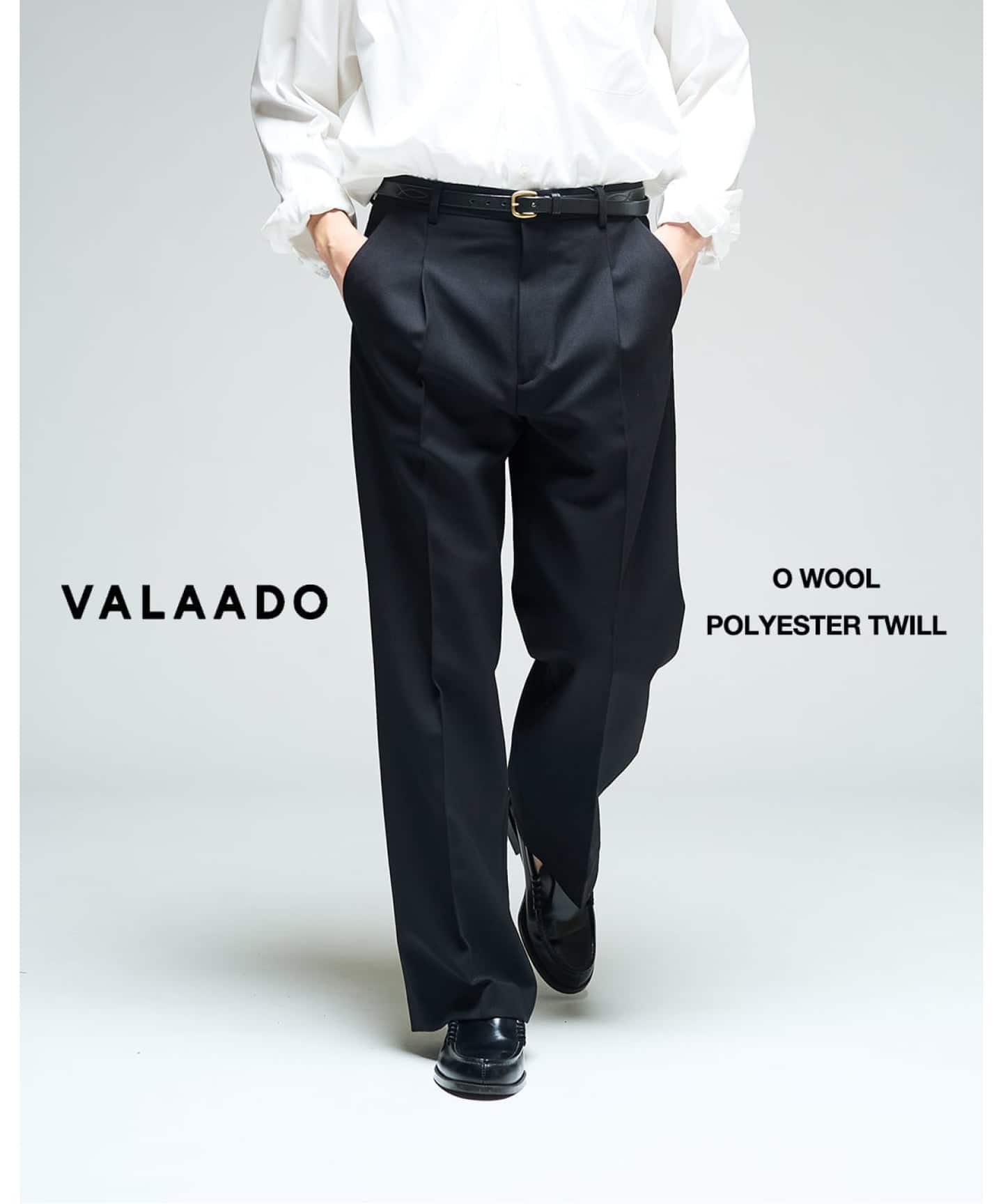 VALAADO O SUPER100S HYBRID FLANNEL（スラックス）｜417 EDIFICE