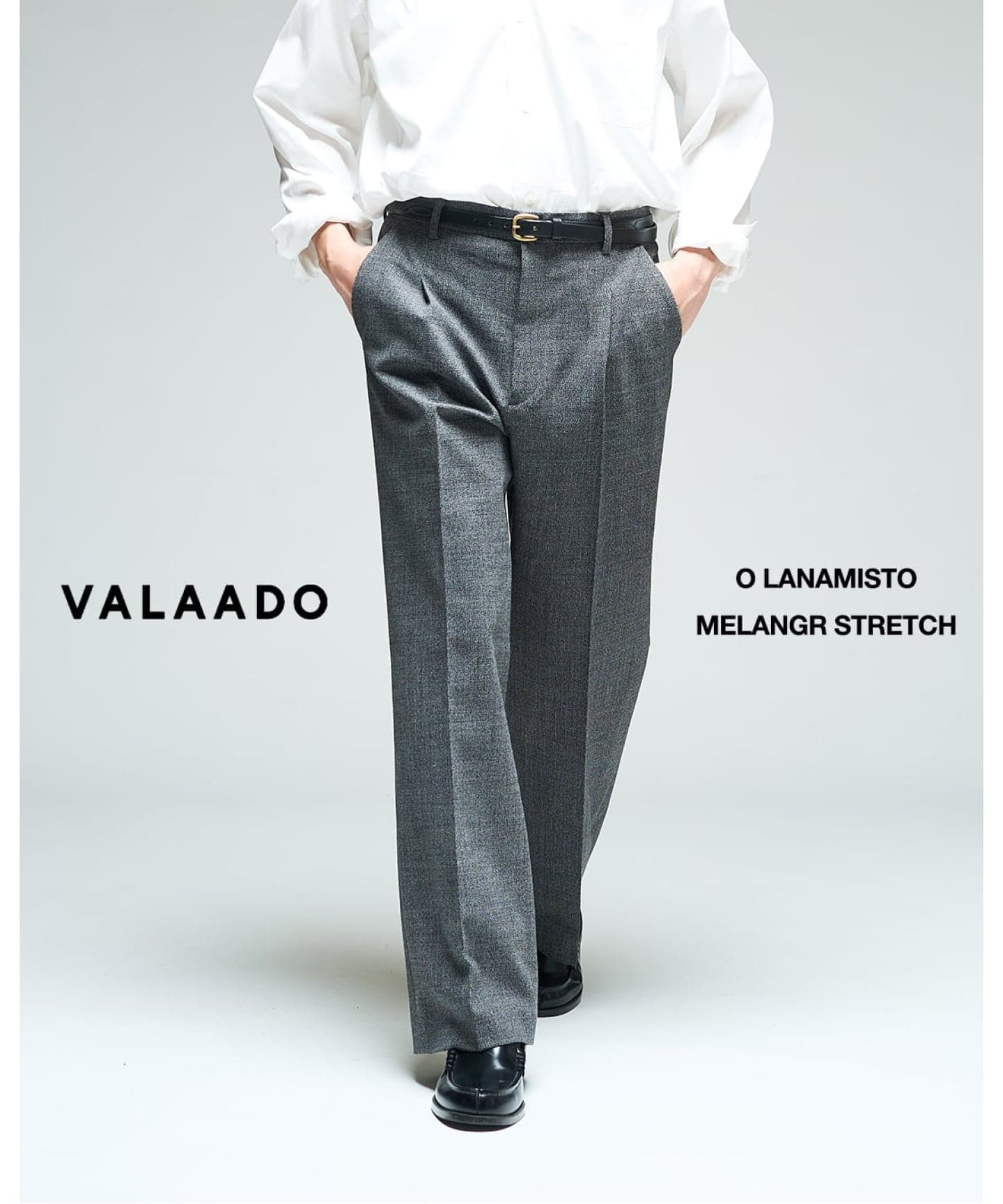 VALAADO O LANAMISTO MELANGR STRETCH（スラックス）｜417 EDIFICE